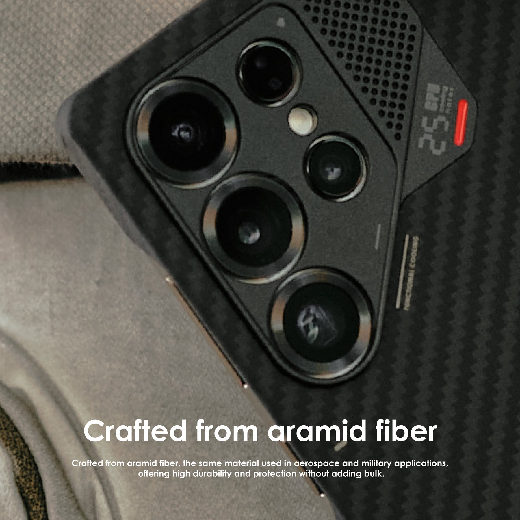 Crafted from aramid fiber