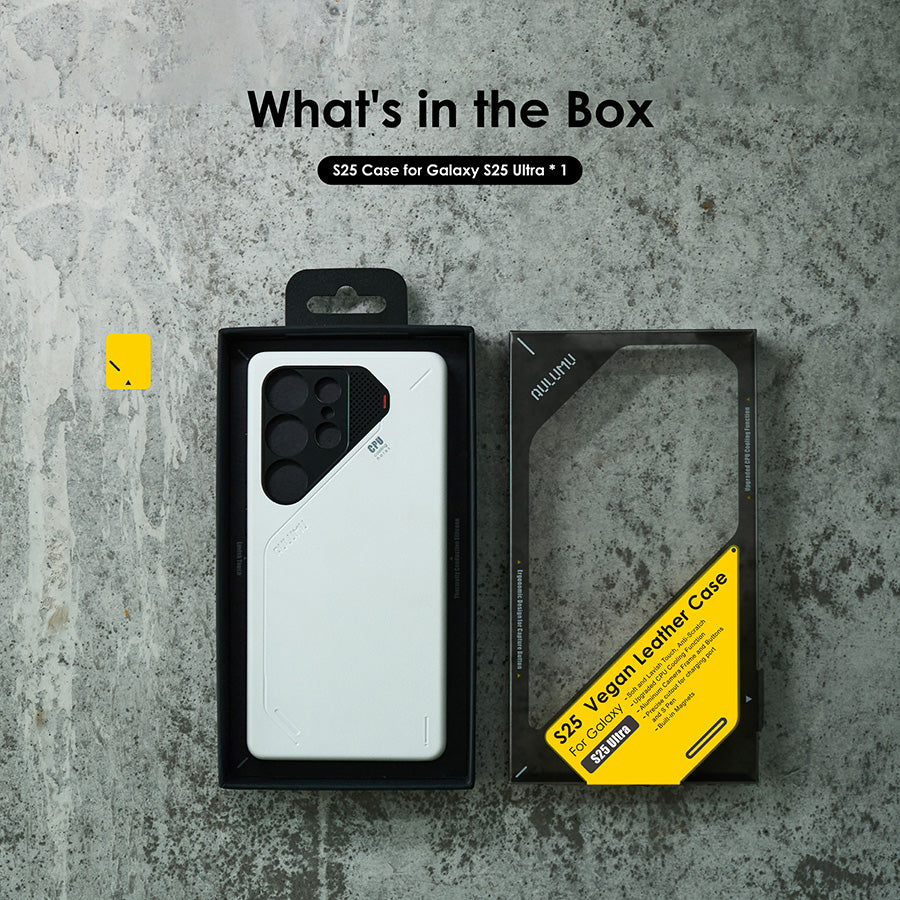 S25 Vegan Leather Case for Samsung Galaxy S25 Ultra | what's in the box