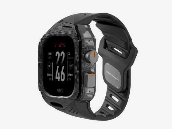 aulumu A01 carbon fiber Apple Watch cover case
