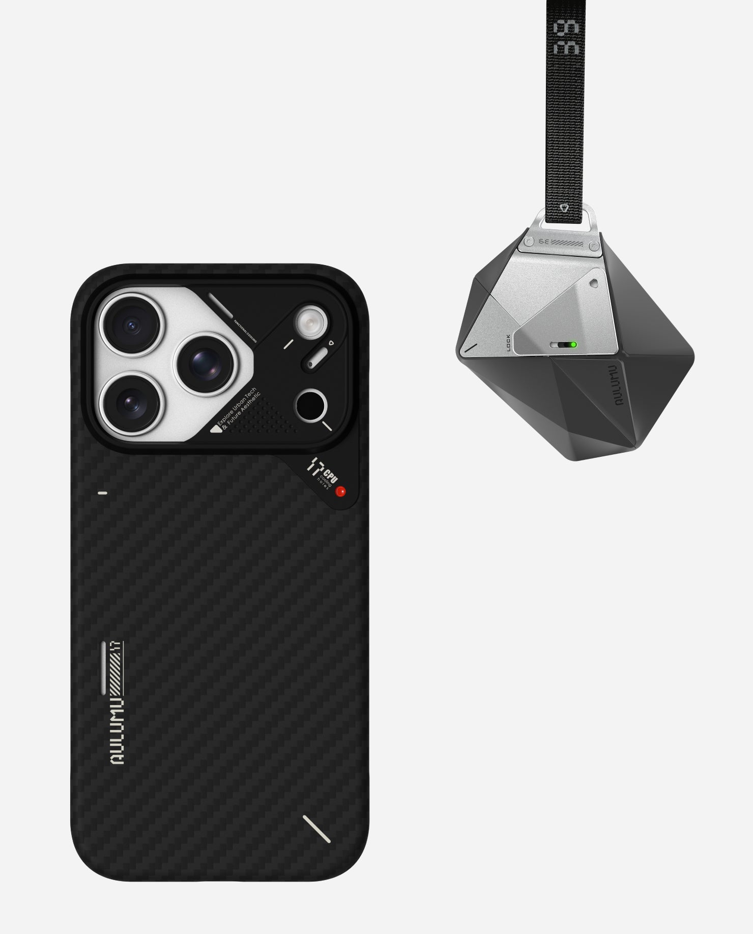 A17 Aramid Fiber Case for iPhone 17 Series & A39 Geometric Case for AirPods Pro 3