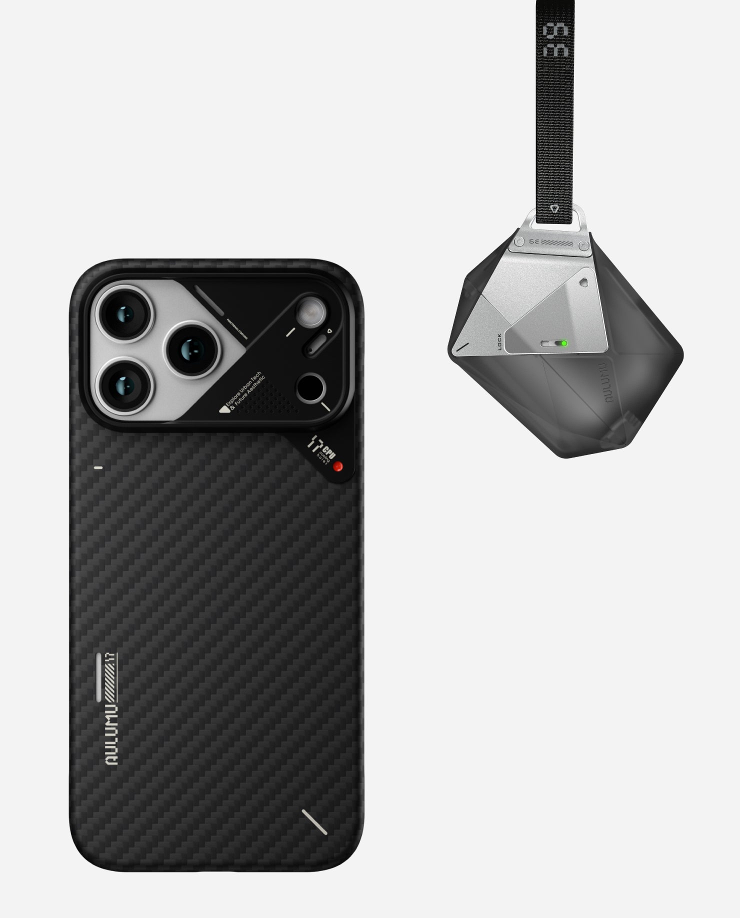 A17 Aramid Fiber Case for iPhone 17 Series & A39 Geometric Case for AirPods Pro 3