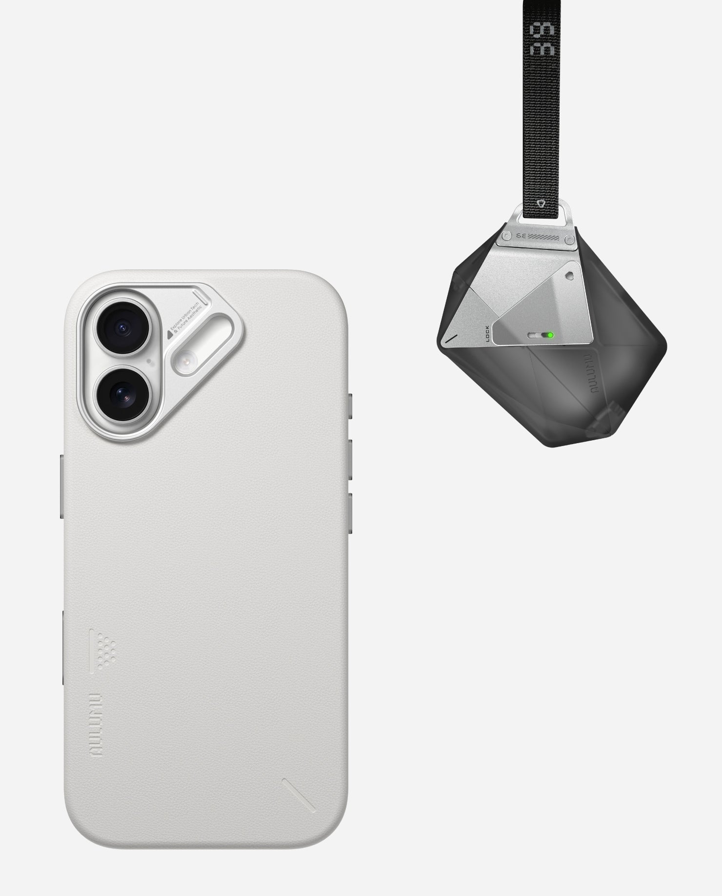A17 Vegan Leather Case for iPhone 17 Series & A39 Geometric Case for AirPods Pro 3