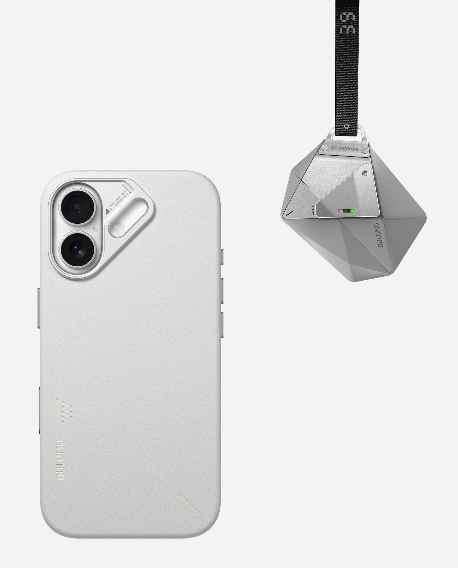 A17 Vegan Leather Case for iPhone 17 Series & A39 Geometric Case for AirPods Pro 3