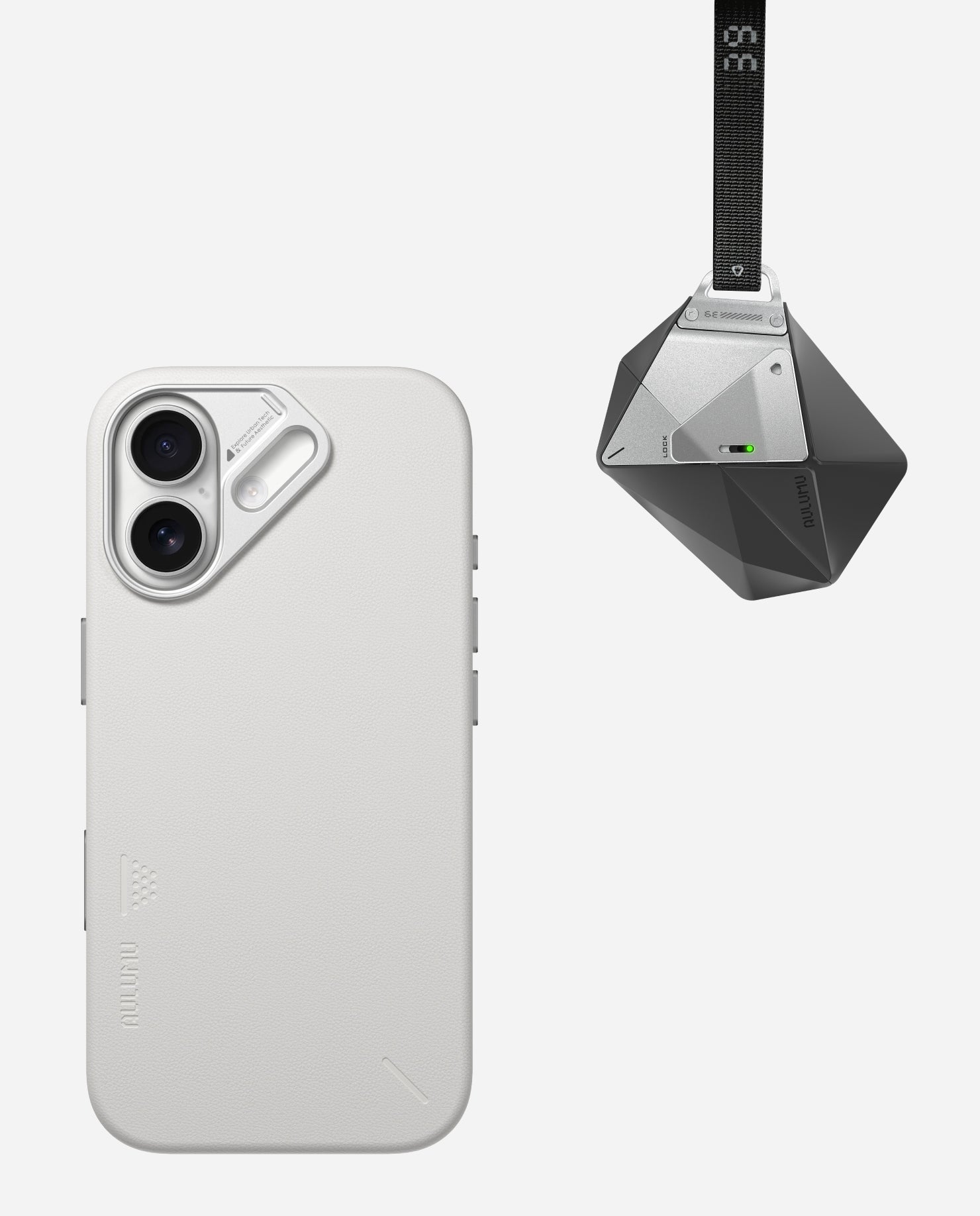 A17 Vegan Leather Case for iPhone 17 Series & A39 Geometric Case for AirPods Pro 3