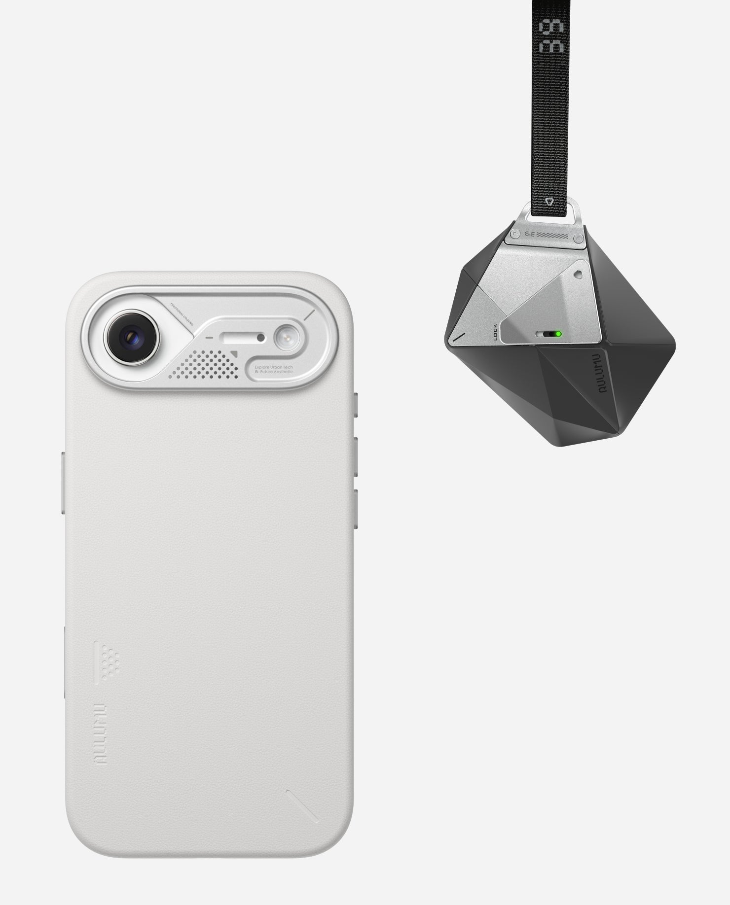 A17 Vegan Leather Case for iPhone 17 Series & A39 Geometric Case for AirPods Pro 3