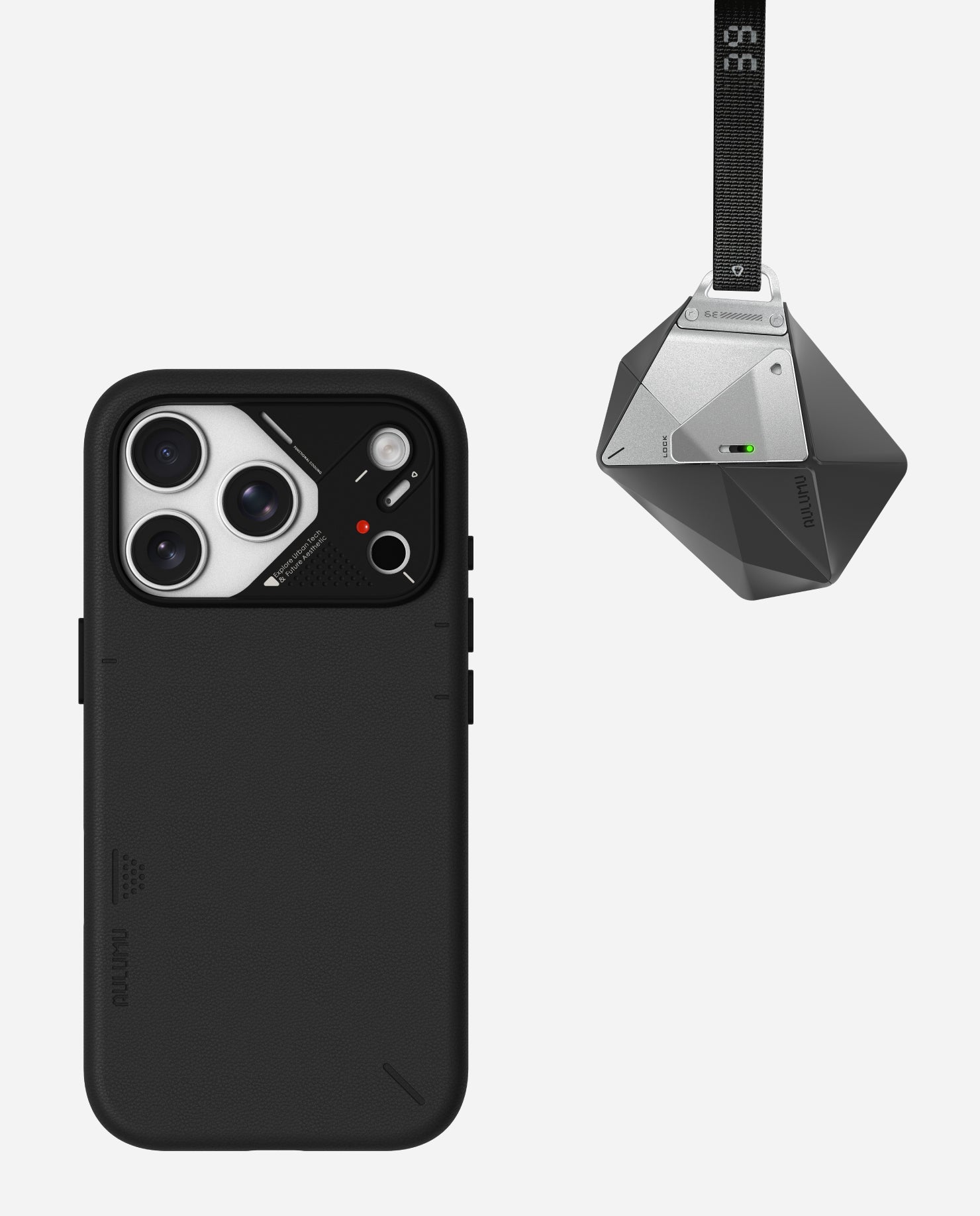 A17 Vegan Leather Case for iPhone 17 Series & A39 Geometric Case for AirPods Pro 3