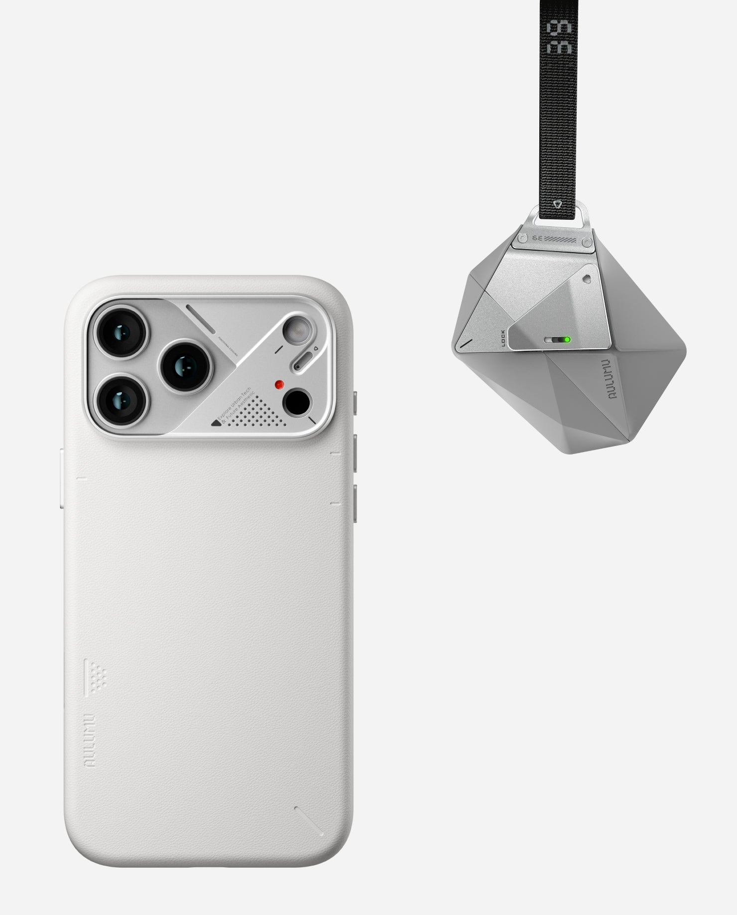 A17 Vegan Leather Case for iPhone 17 Series & A39 Geometric Case for AirPods Pro 3