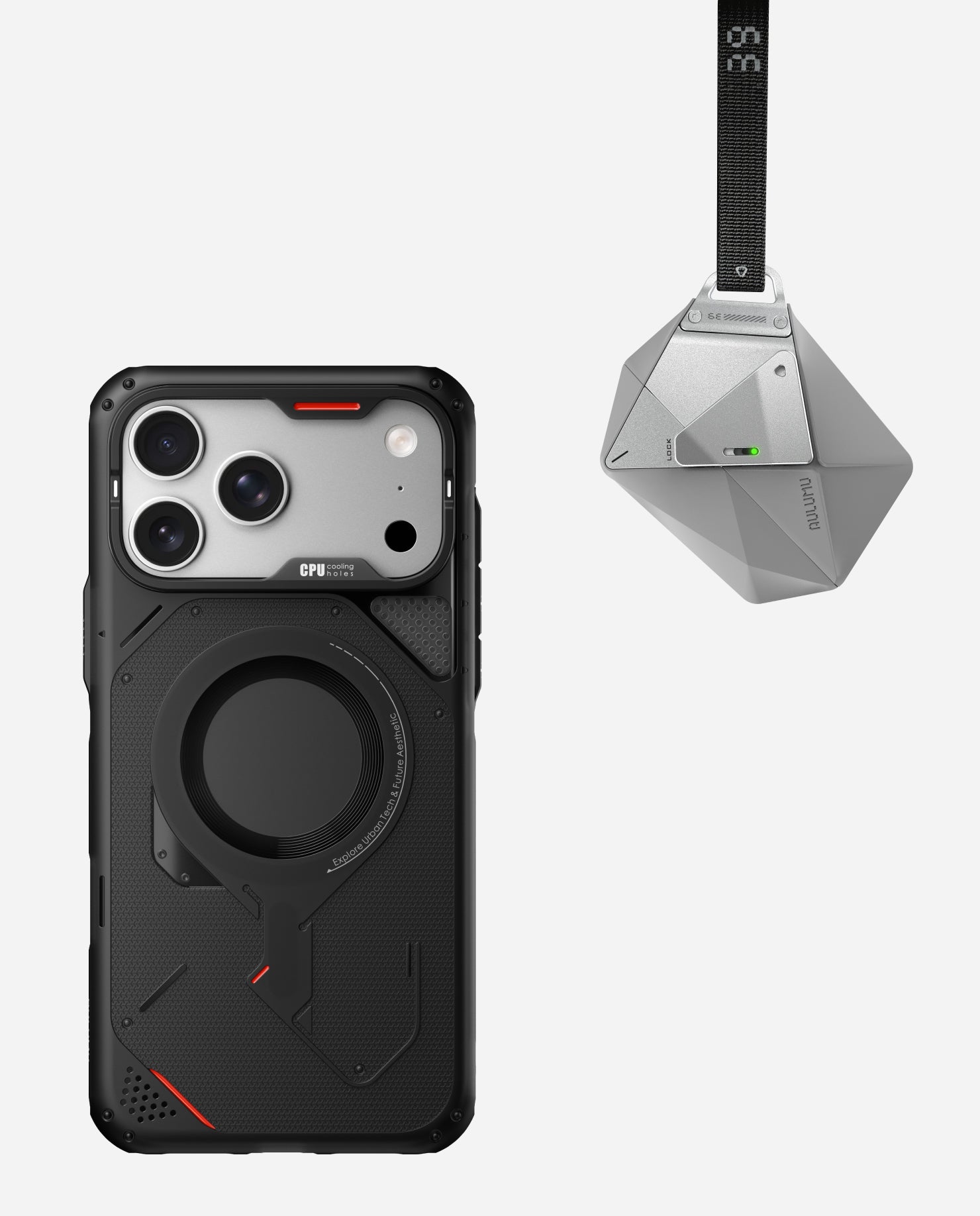 A17 Rugged Outdoor Case for iPhone 17 Series & A39 Geometric Case for AirPods Pro 3
