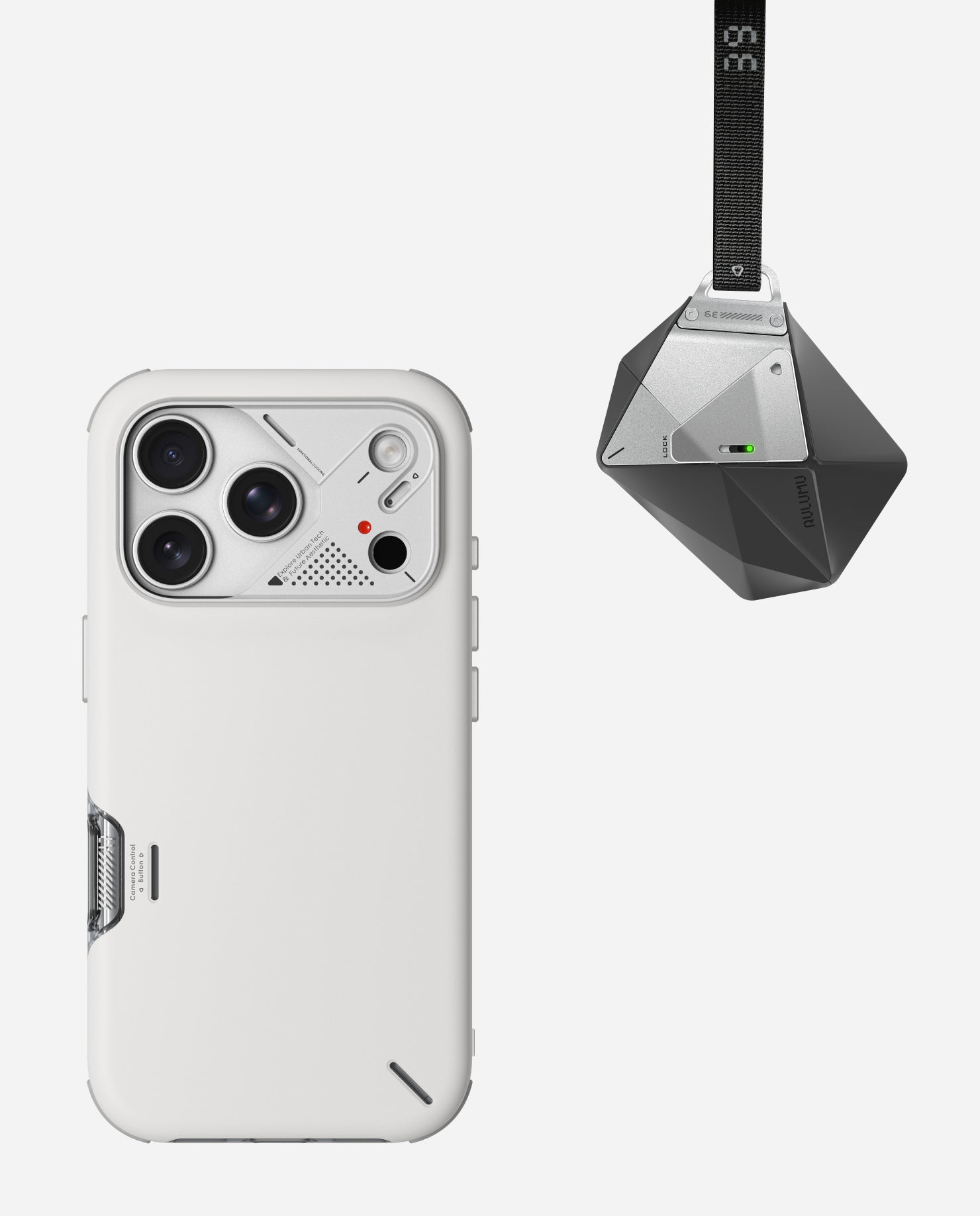 A17 Slim Shockproof Case for iPhone 17 Series & A39 Geometric Case for AirPods Pro 3