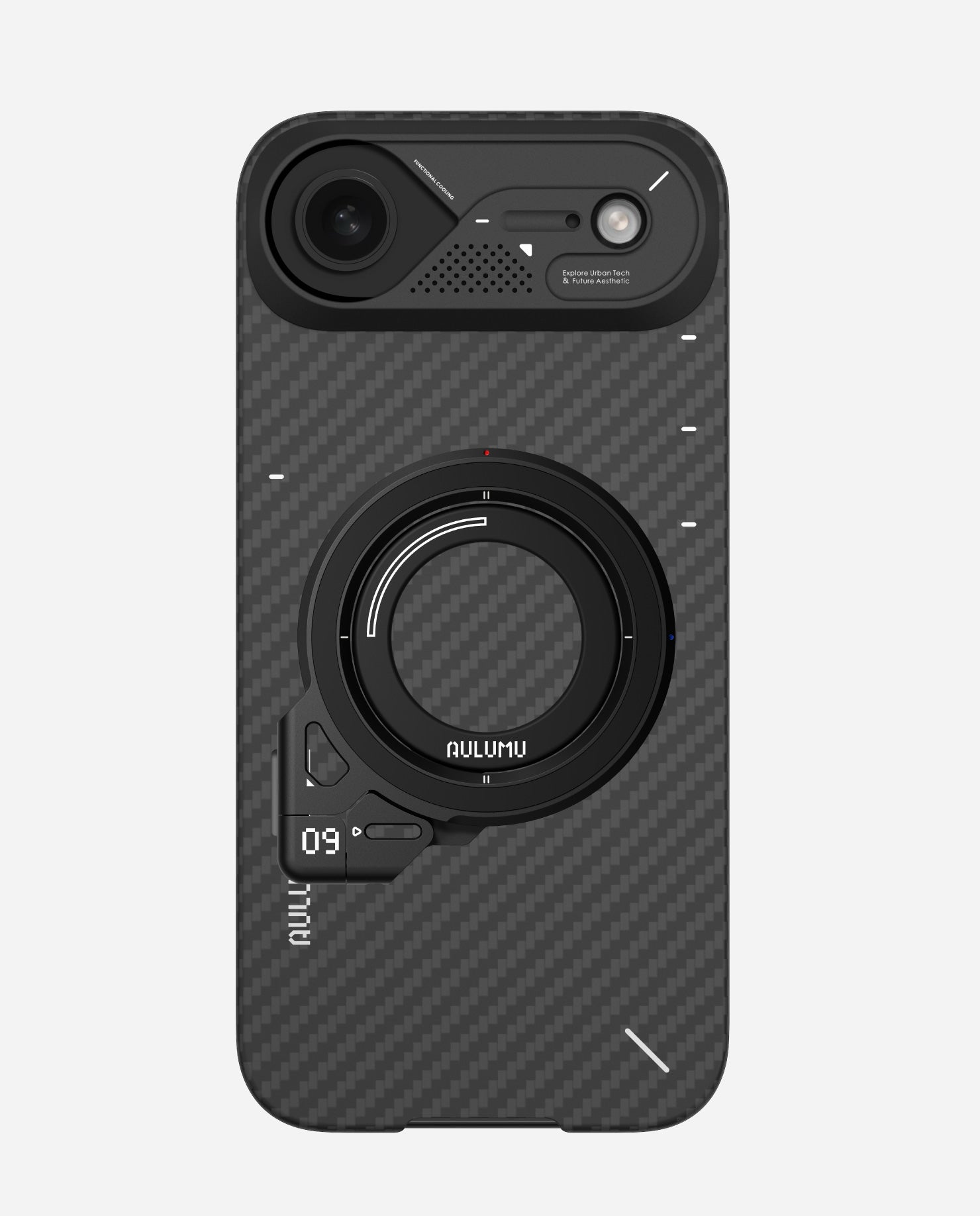 A17 iPhone 17 Series Aramid Fiber Case & G09 Infinite 360° Magnetic Stand