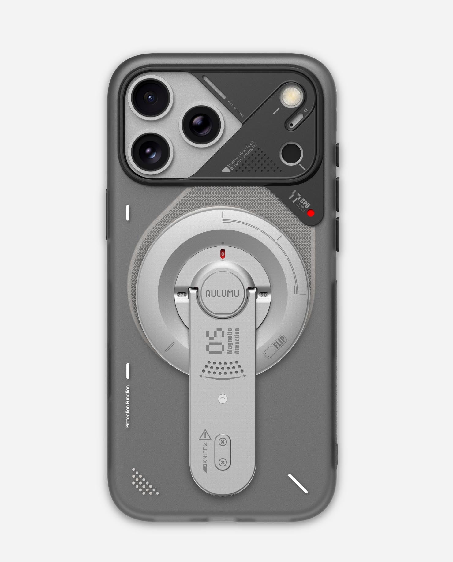 iPhone 17 Pro / Pro Max Frosted Case & G05 Air Next-Gen Hi-Per Magnetic Stand