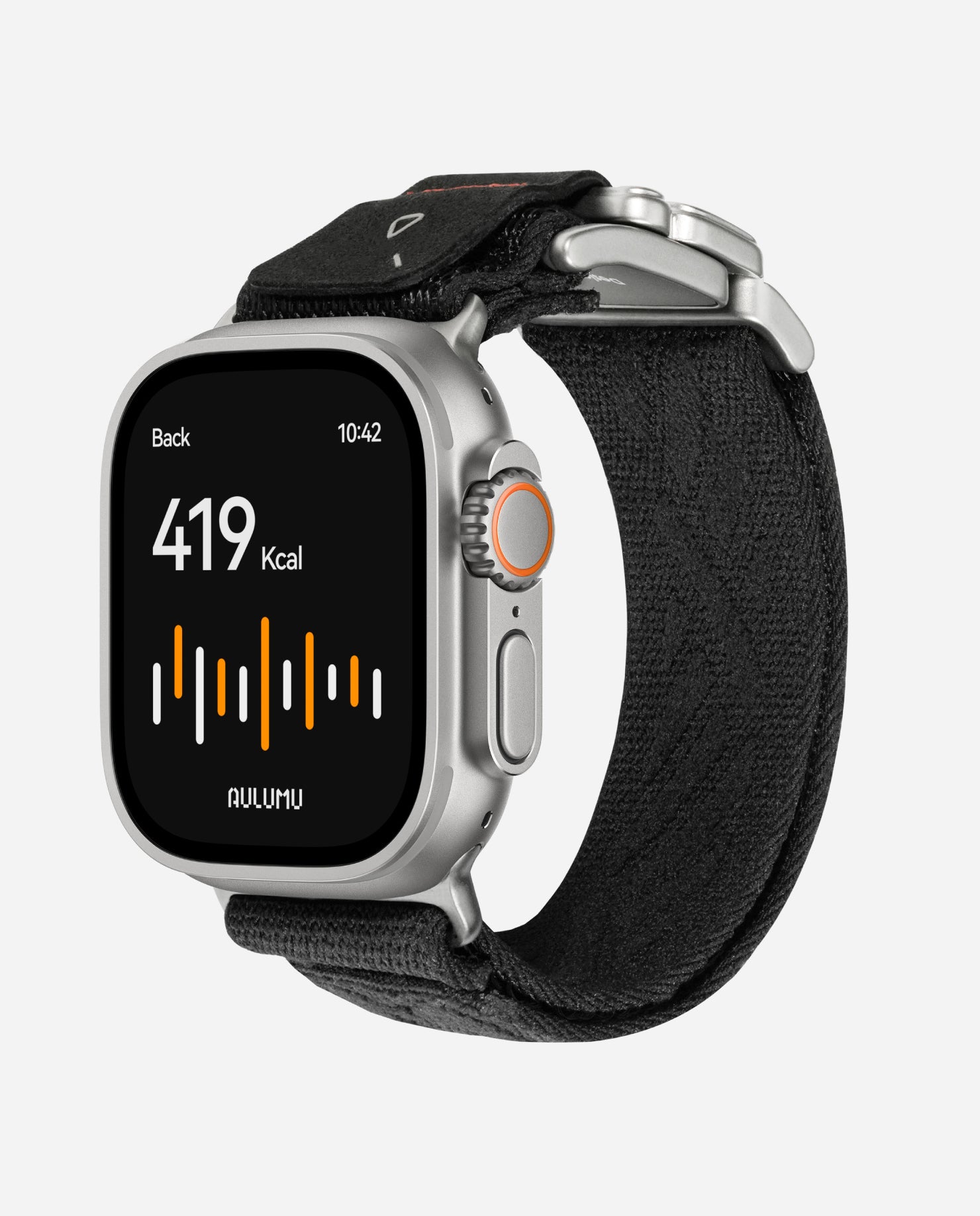 AULUMU C03 titanium quick‑release Apple Watch band with magnetic buckle
