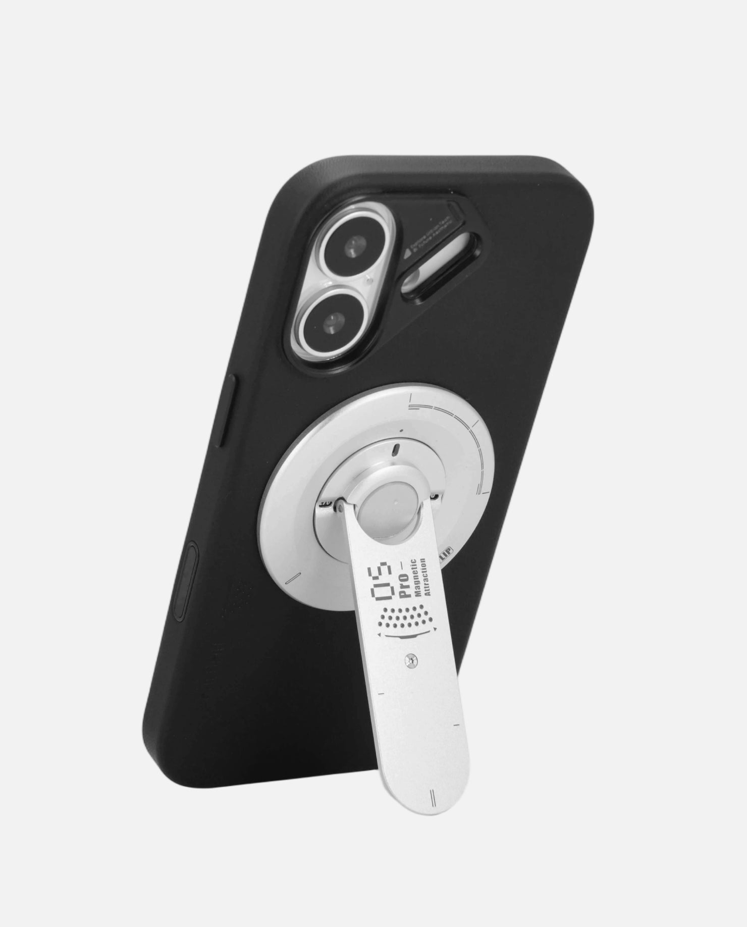 iPhone 17 Pro/Pro Max Vegan Leather Case & G05 Pro Multi-Function Mag Kickstand