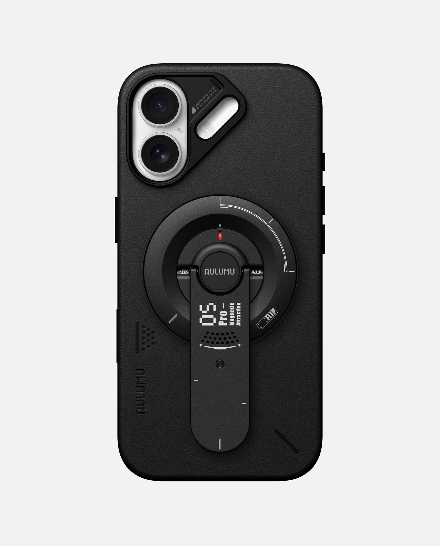 iPhone 17 Pro/Pro Max Vegan Leather Case & G05 Pro Multi-Function Mag Kickstand