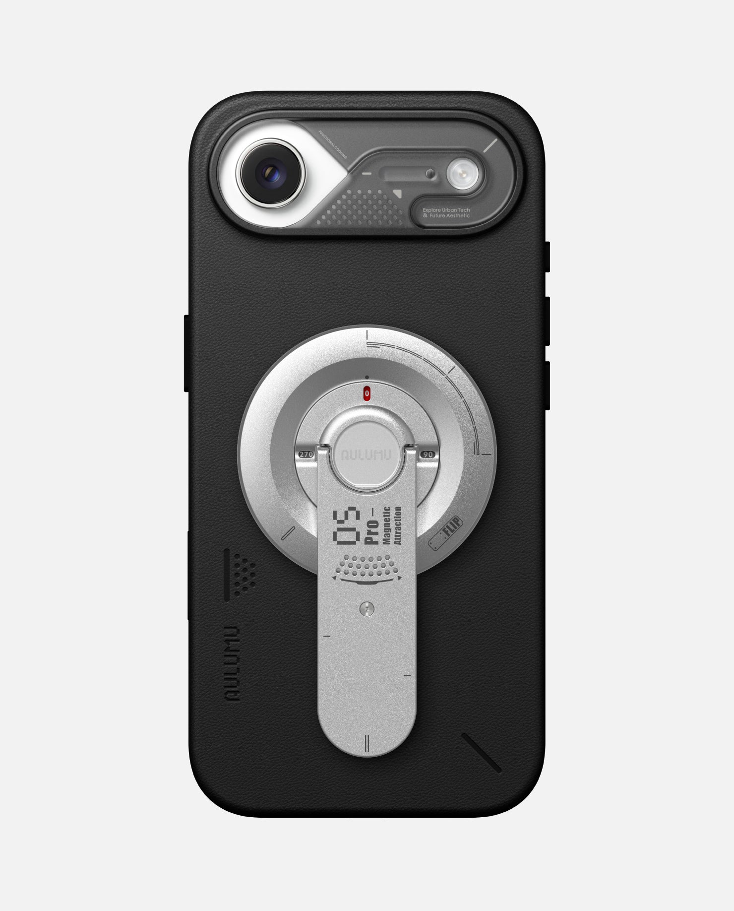 iPhone 17 Pro/Pro Max Vegan Leather Case & G05 Pro Multi-Function Mag Kickstand
