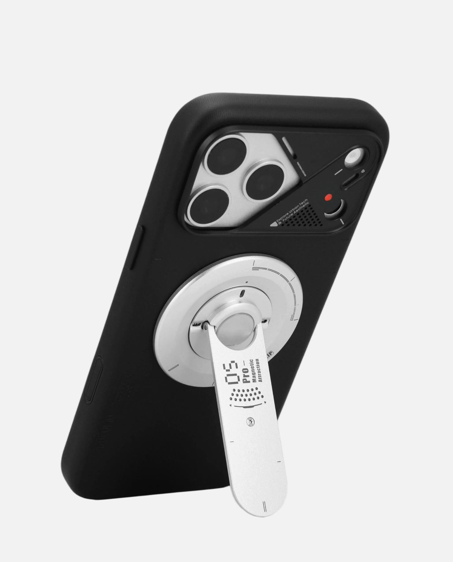 iPhone 17 Pro/Pro Max Vegan Leather Case & G05 Pro Multi-Function Mag Kickstand