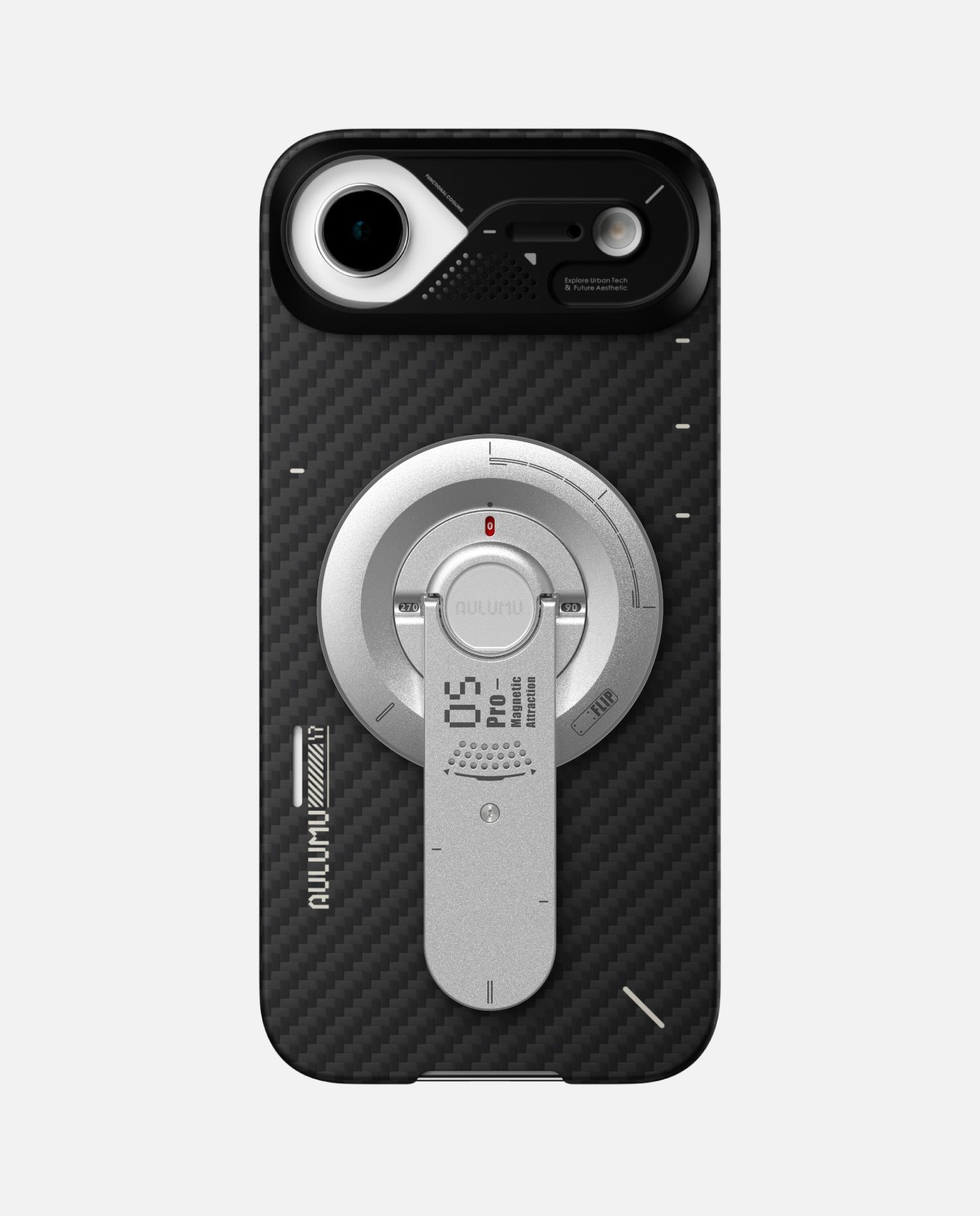 A17 iPhone 17 Series Aramid Fiber Case & G05 Pro Multi-Function Mag Kickstand