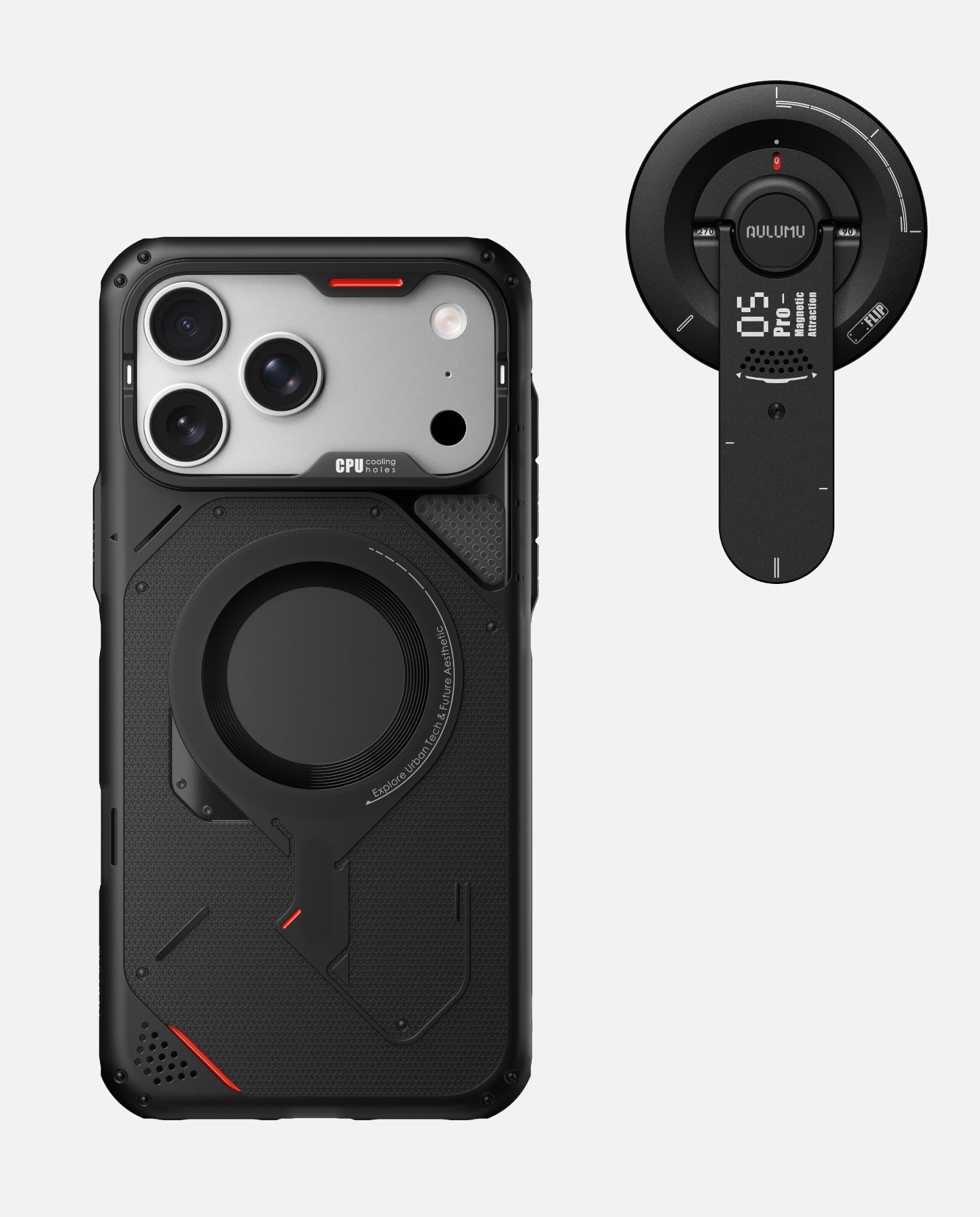 iPhone 17 Pro / Pro Max Rugged Outdoor Case & G05 Pro Multi-Function Mag Kickstand