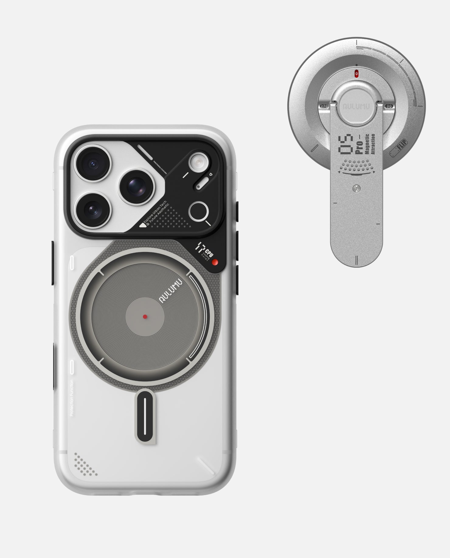 iPhone 17 Pro / Pro Max Frosted Case & G05 Pro Multi-Function Mag Kickstand