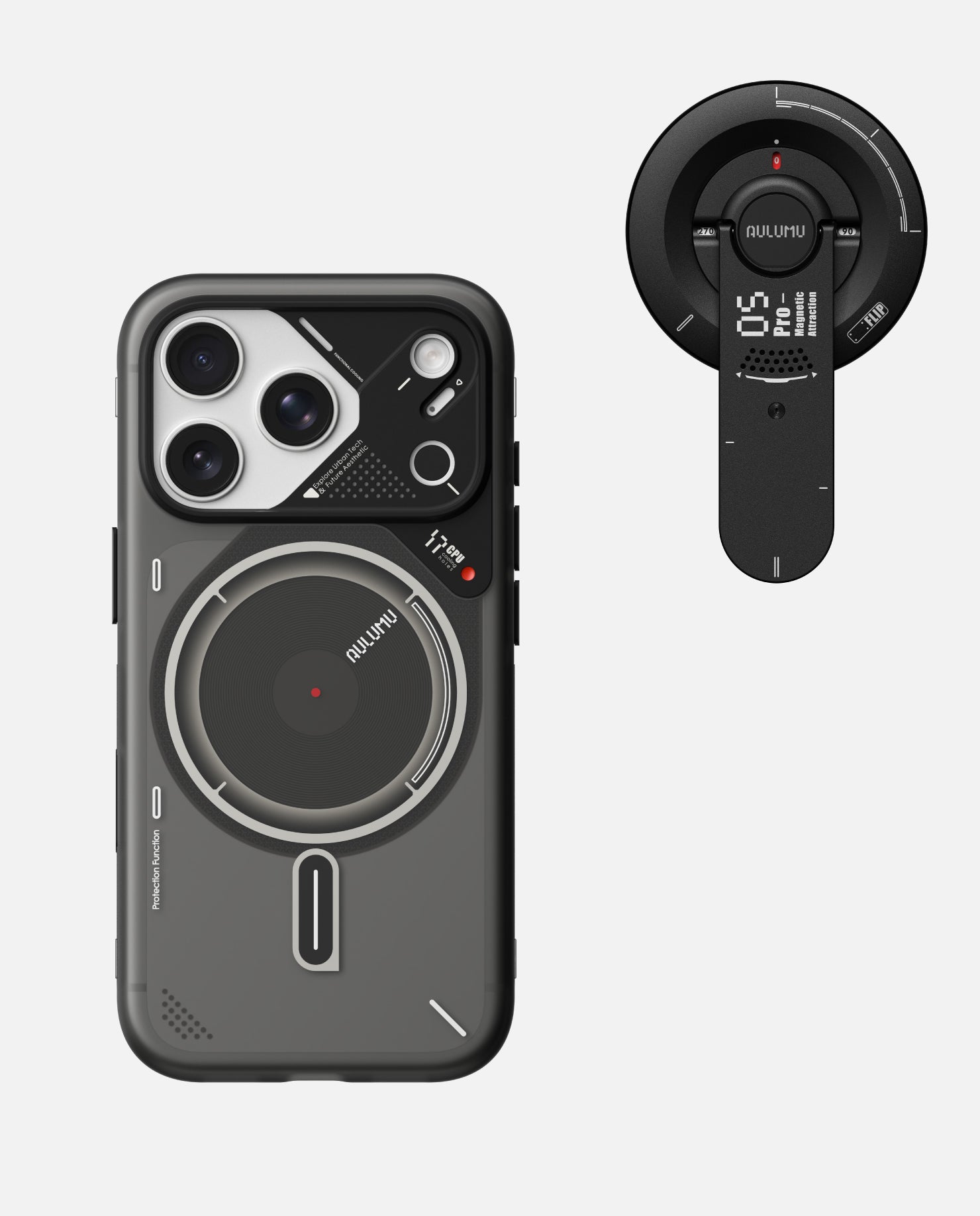 iPhone 17 Pro / Pro Max Frosted Case & G05 Pro Multi-Function Mag Kickstand