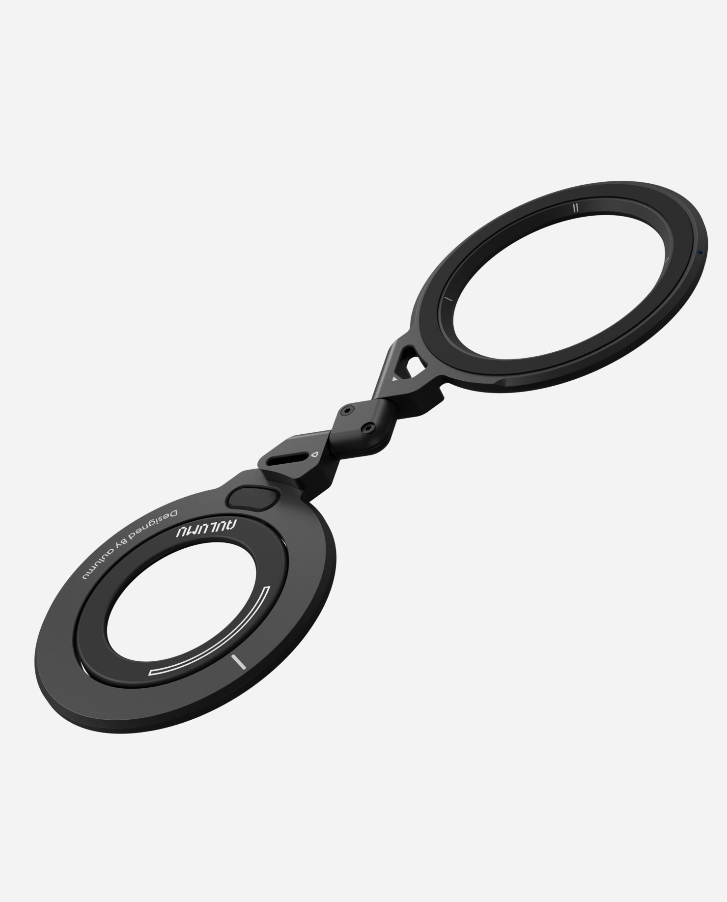AULUMU G09 Infinite 360° MagSafe stand showcasing its three‑axis rotating ring design
