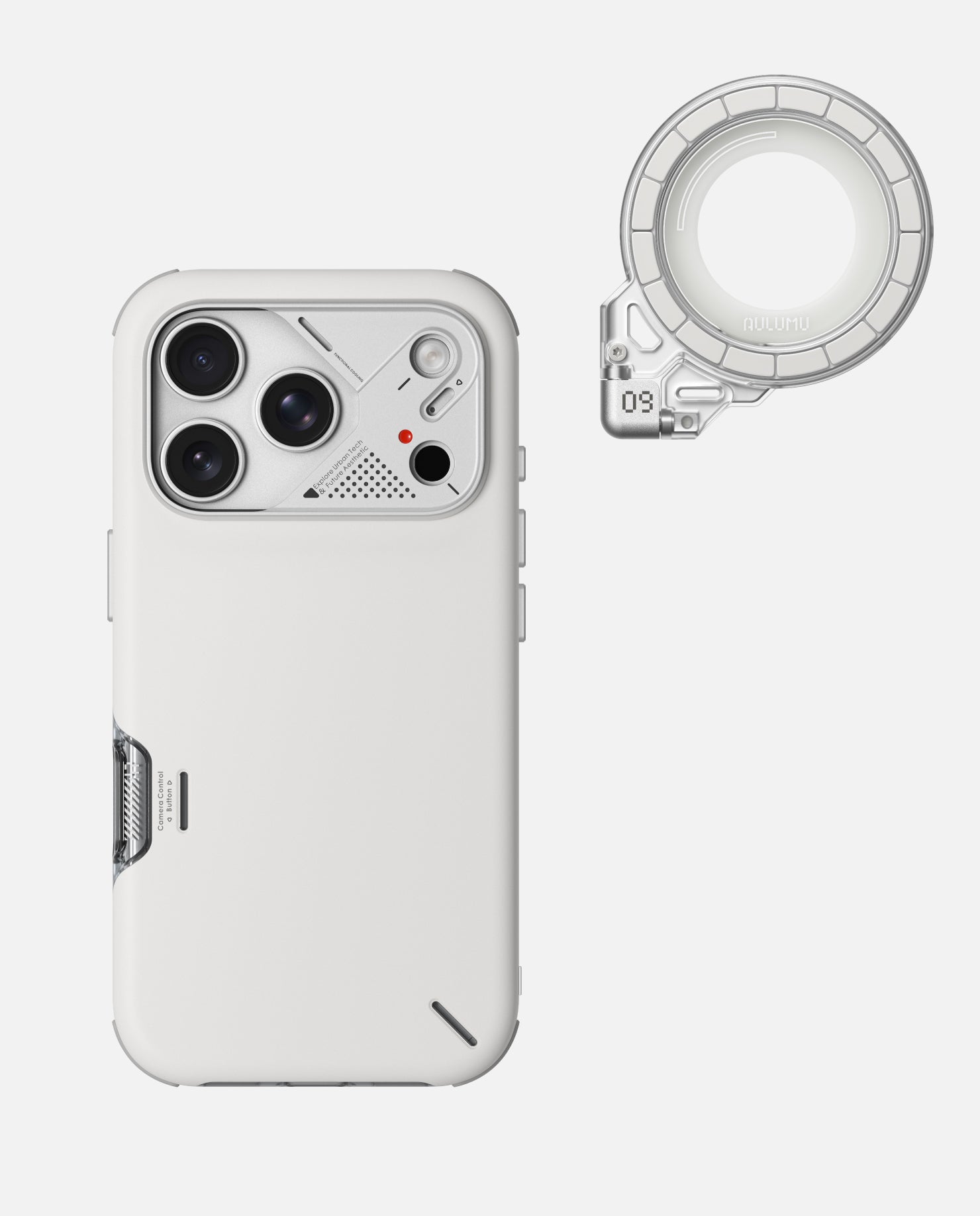 A17 iPhone 17 Series Slim Shockproof Case & G09 Infinite 360° Magnetic Stand