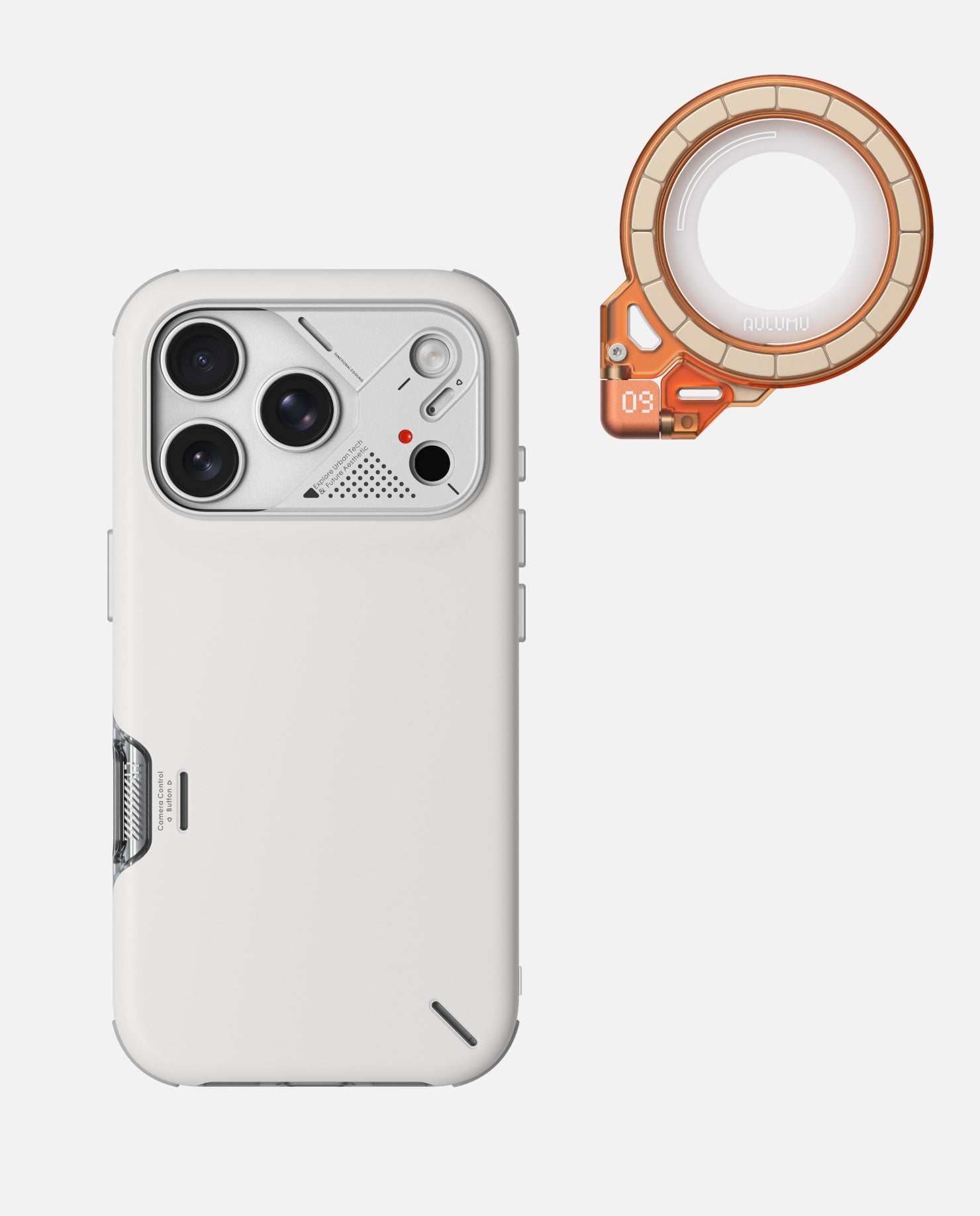 A17 iPhone 17 Series Slim Shockproof Case & G09 Infinite 360° Magnetic Stand