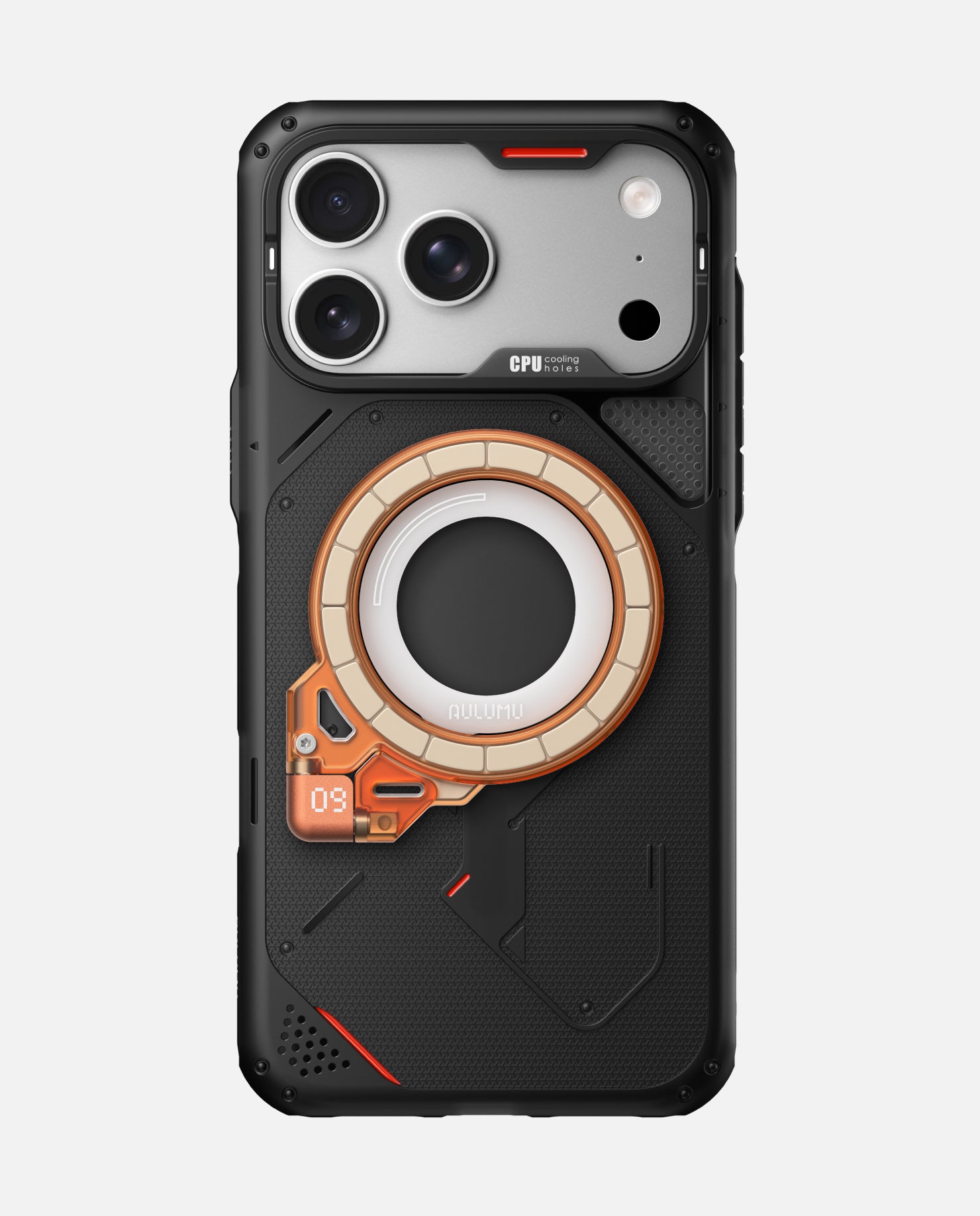 A17 iPhone 17 Series Rugged Outdoor Case & G09 Ghost Infinite 360° Magnetic Stand