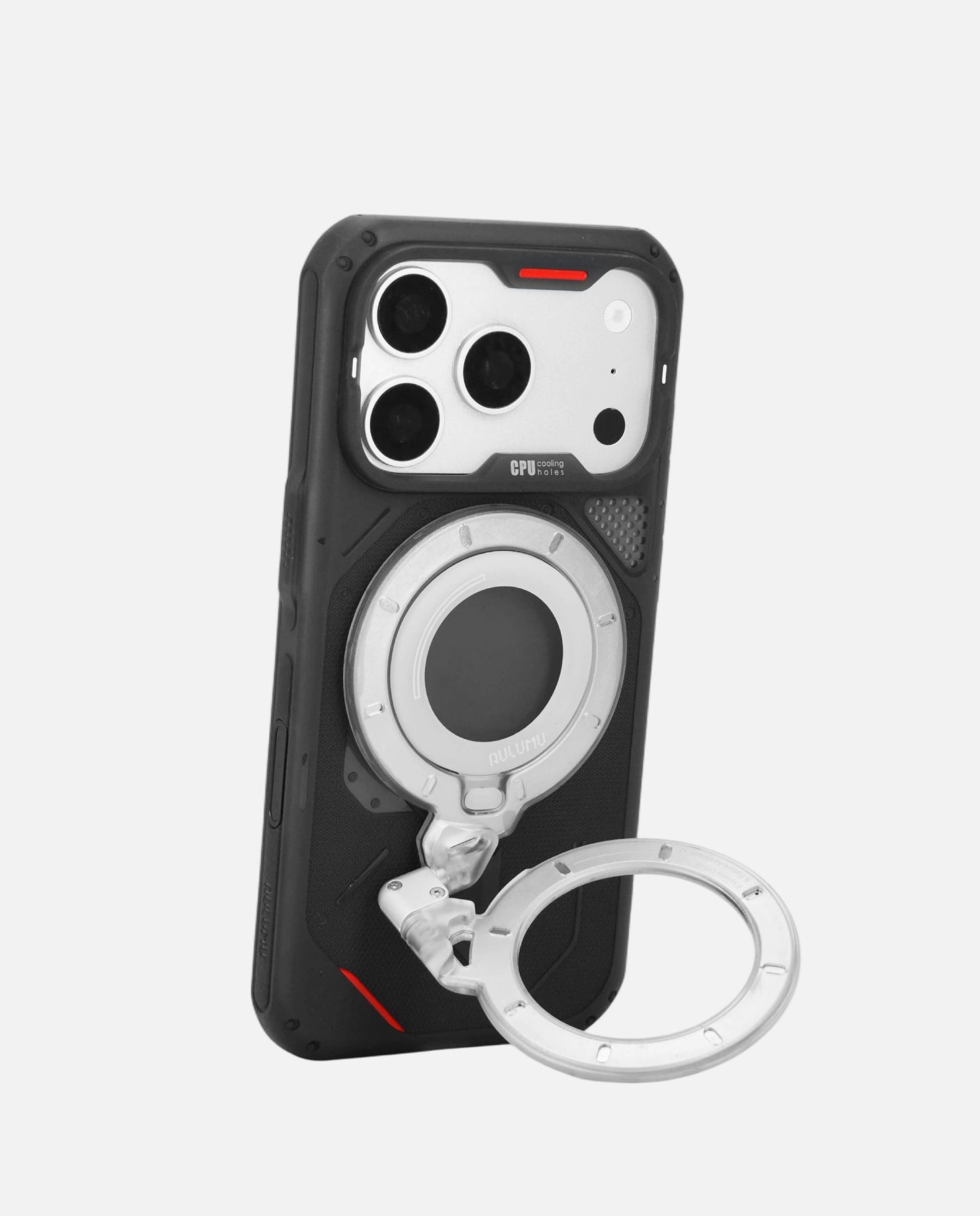 A17 iPhone 17 Series Rugged Outdoor Case & G09 Ghost Infinite 360° Magnetic Stand