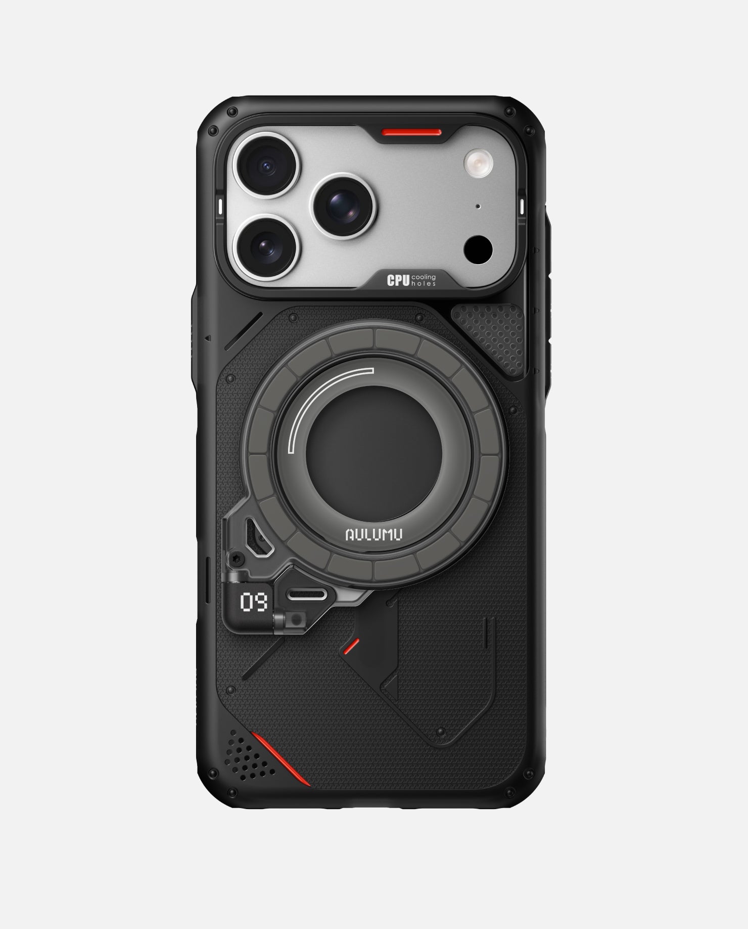 A17 iPhone 17 Series Rugged Outdoor Case & G09 Ghost Infinite 360° Magnetic Stand