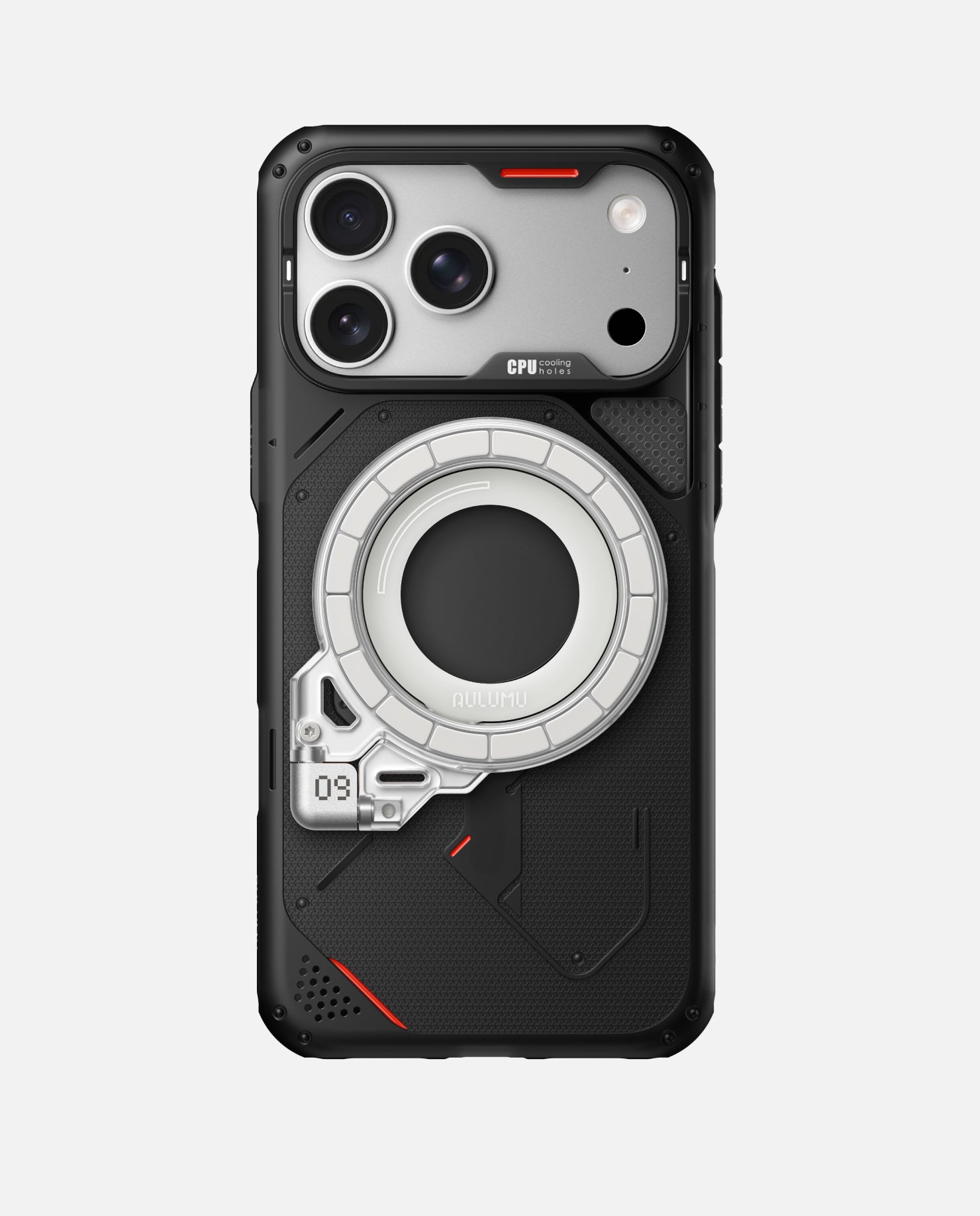 A17 iPhone 17 Series Rugged Outdoor Case & G09 Ghost Infinite 360° Magnetic Stand