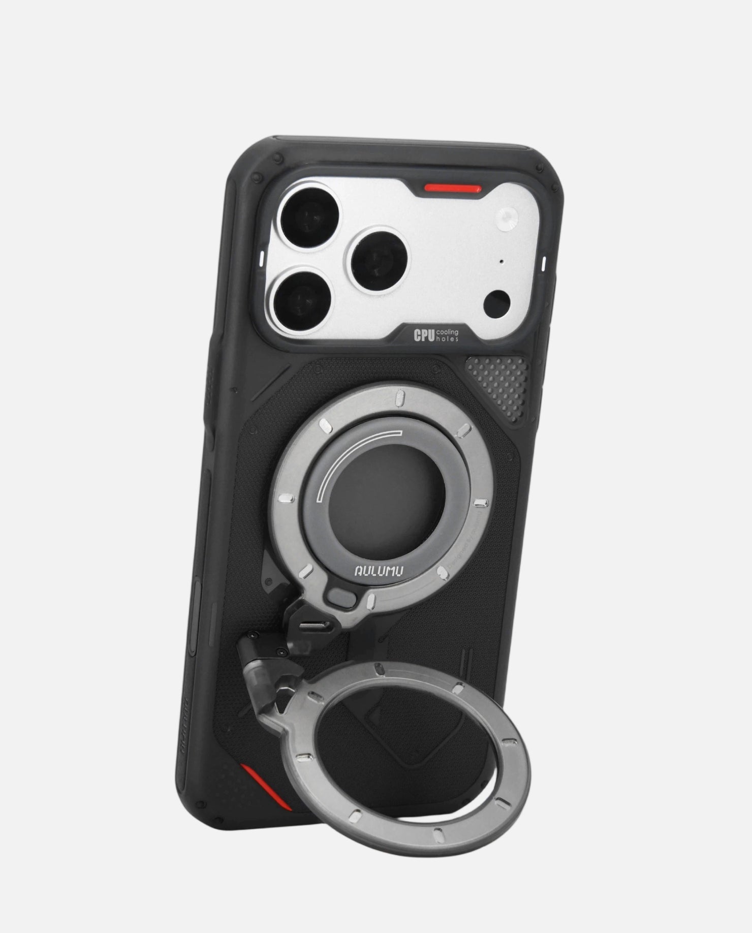A17 iPhone 17 Series Rugged Outdoor Case & G09 Ghost Infinite 360° Magnetic Stand