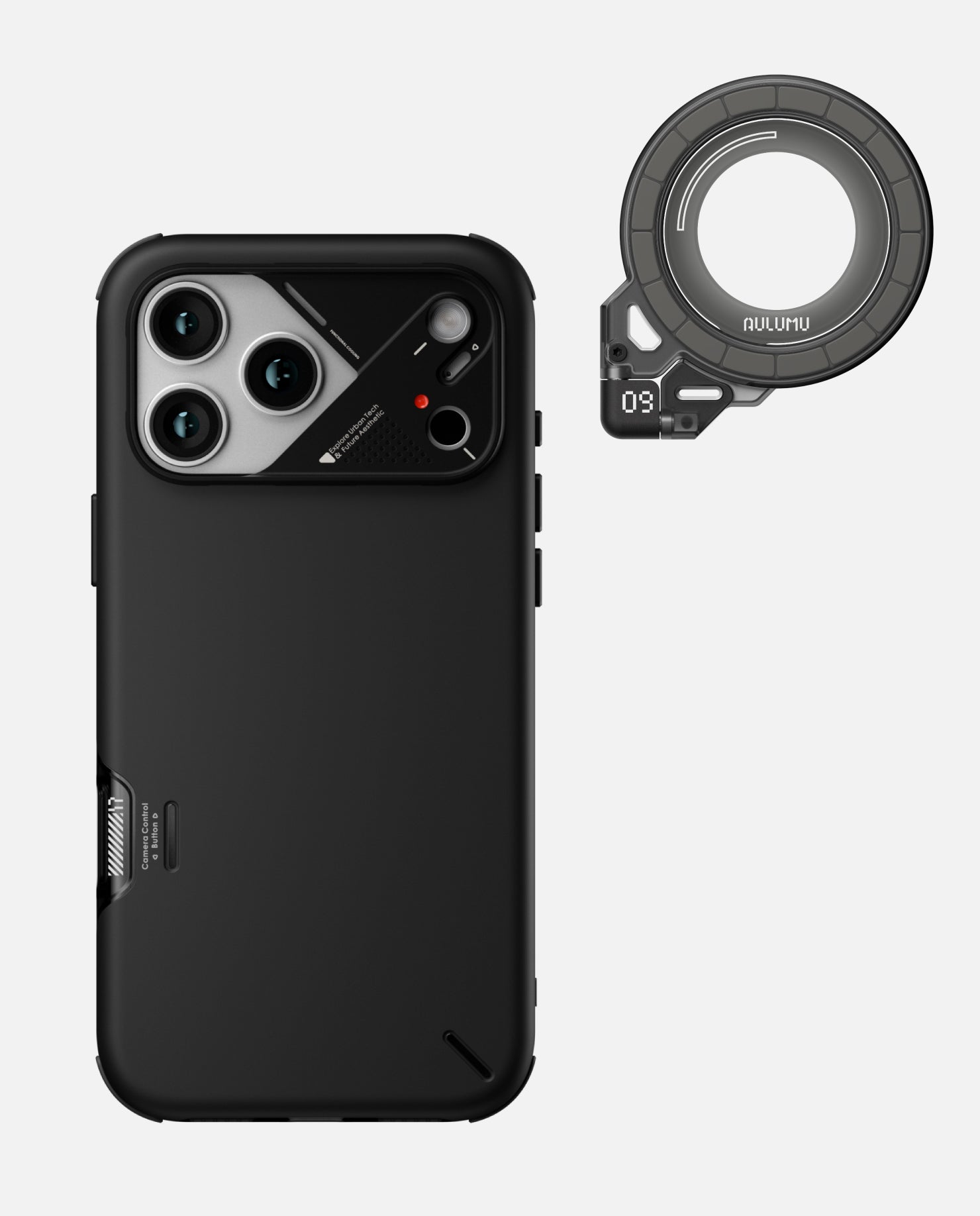 A17 iPhone 17 Series Slim Shockproof Case & G09 Infinite 360° Magnetic Stand