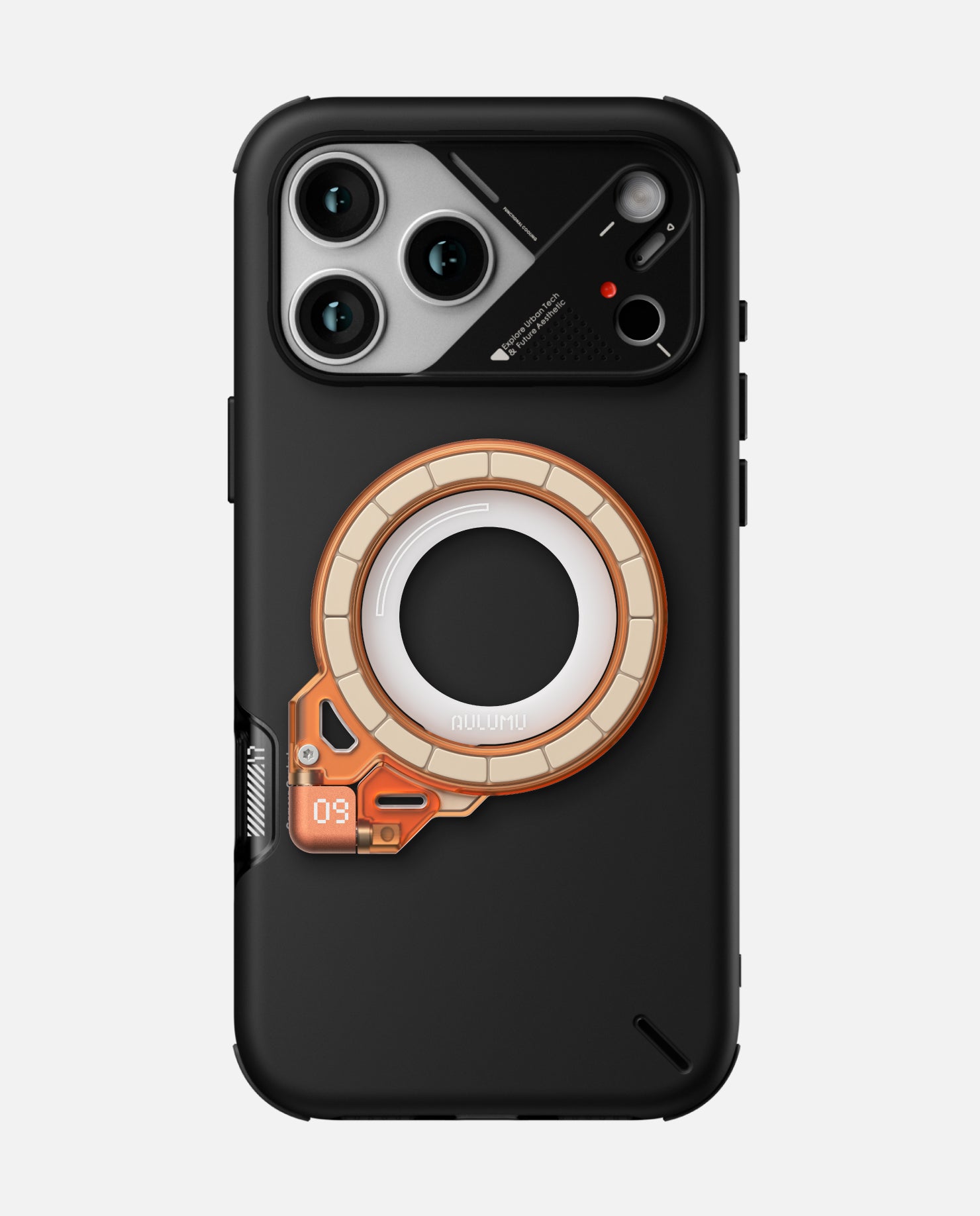 A17 iPhone 17 Series Slim Shockproof Case & G09 Infinite 360° Magnetic Stand