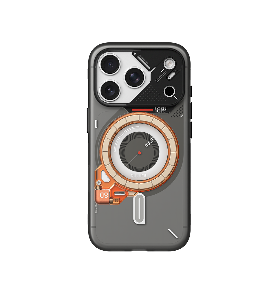 A18 iPhone 18/17 Series Frosted Case & G09 Ghost Infinite 360° Magnetic Stand