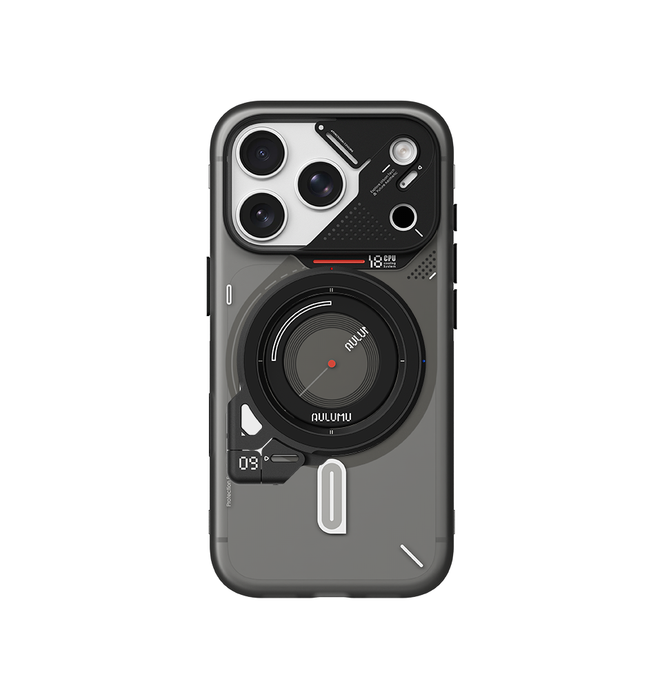 A18 iPhone 18/17 Series Frosted Case & G09 Infinite 360° Magnetic Stand