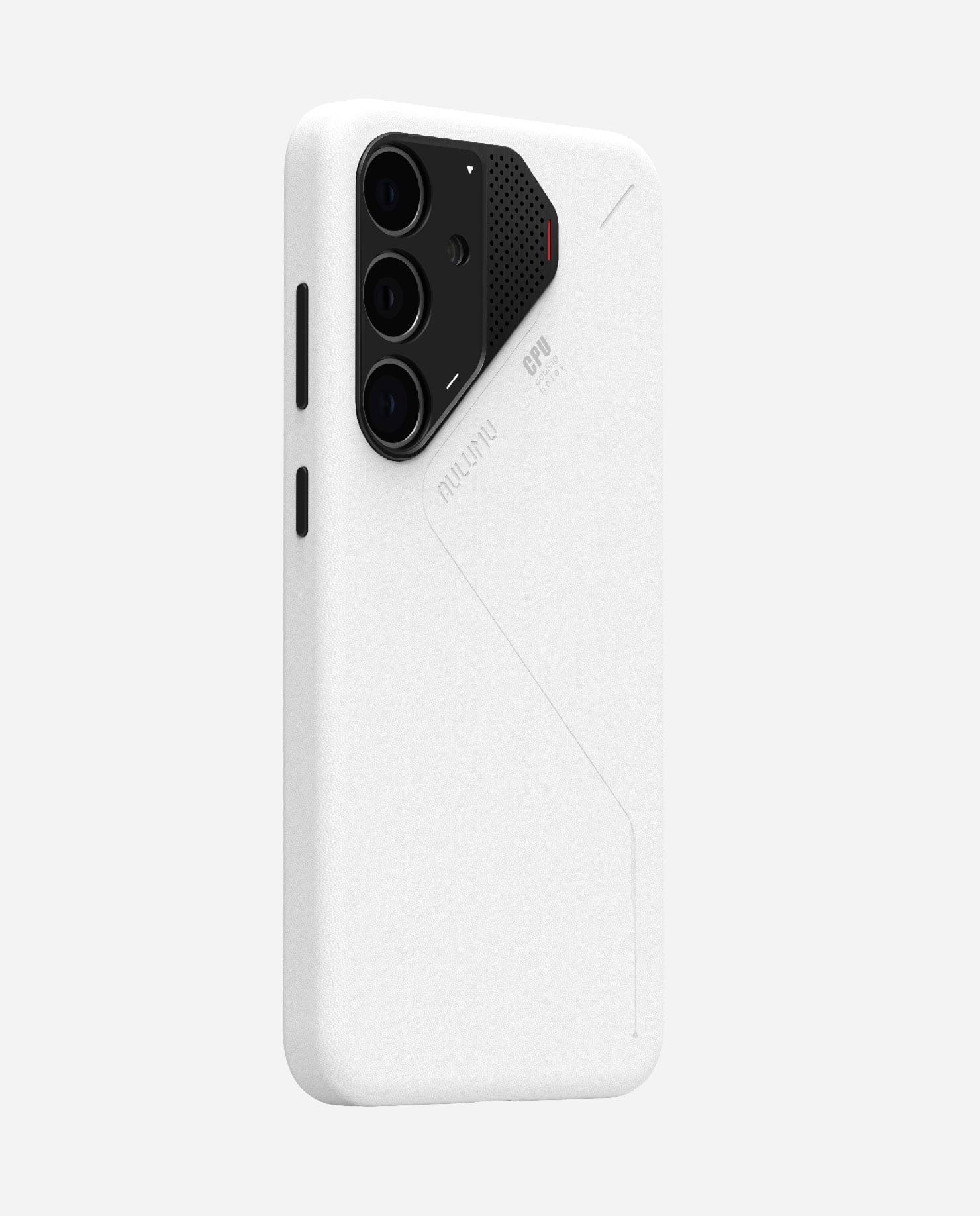 S24 Vegan Leather Case for Samsung Galaxy S24 Series | Real Cooling | White | Magnetic & PowerShare