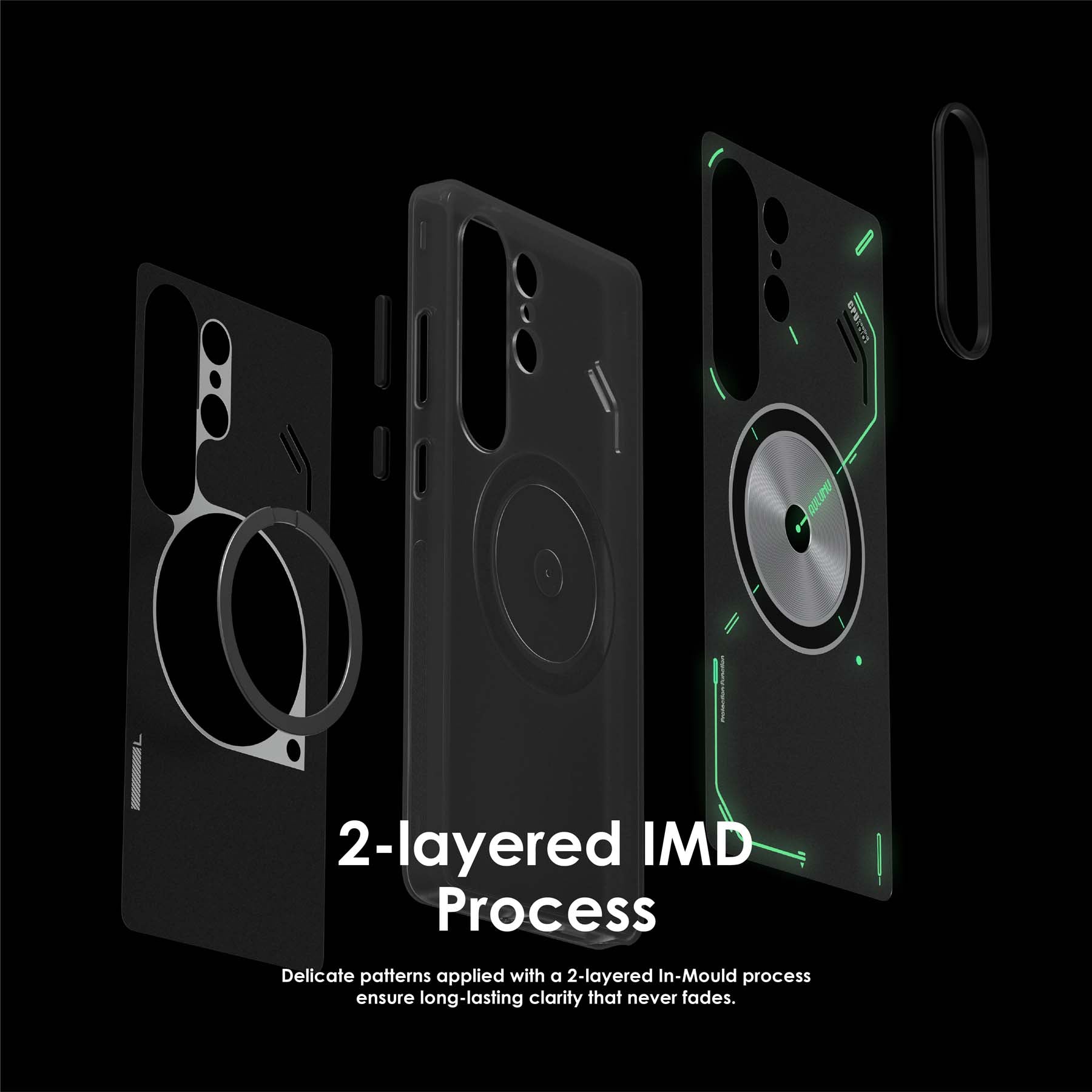 S25 Frosted Case for Samsung Galaxy S25 Ultra 2-layered imd process