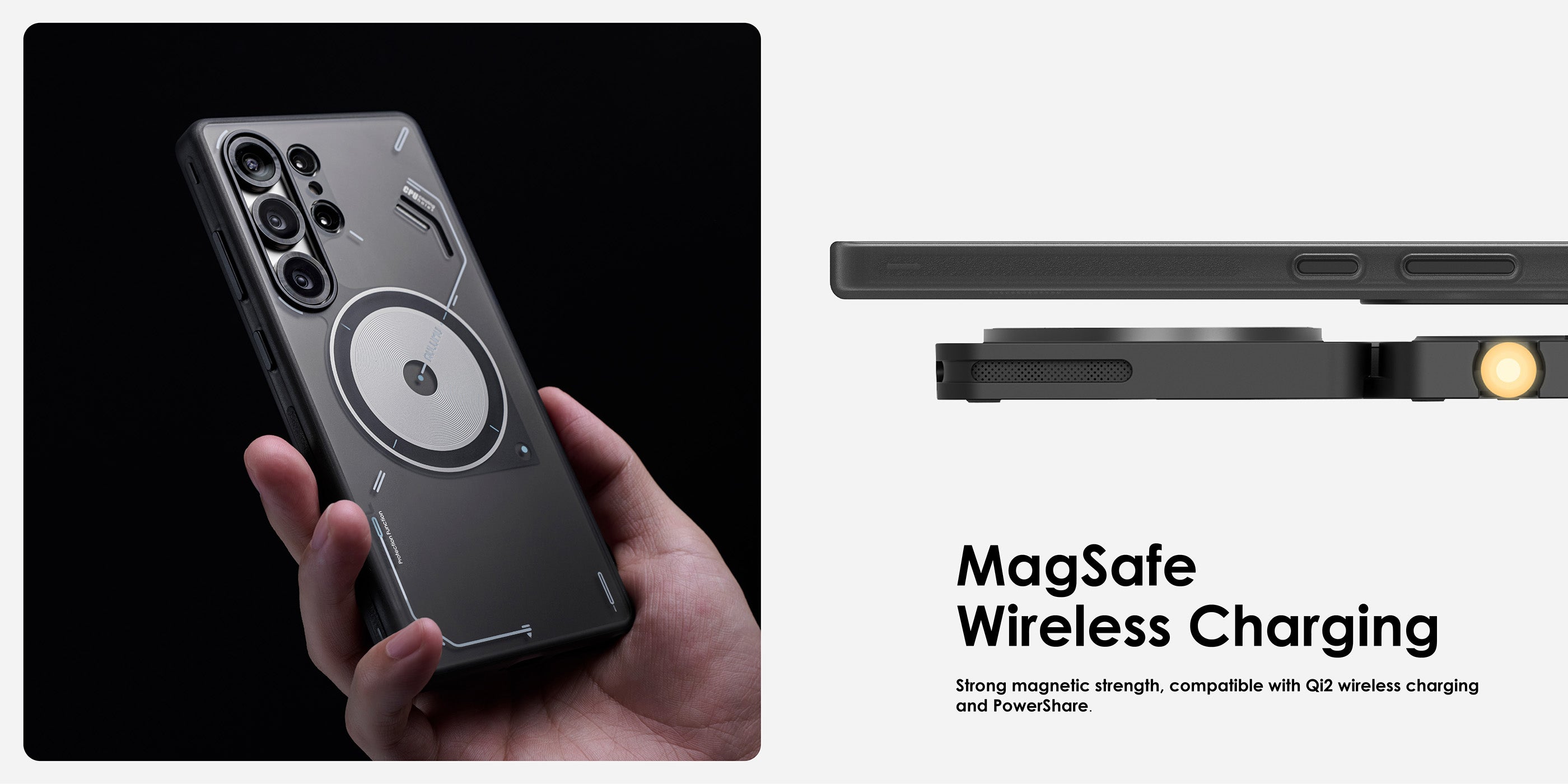 S25 Frosted Case for Samsung Galaxy S25 Ultra magsafe wireless charging