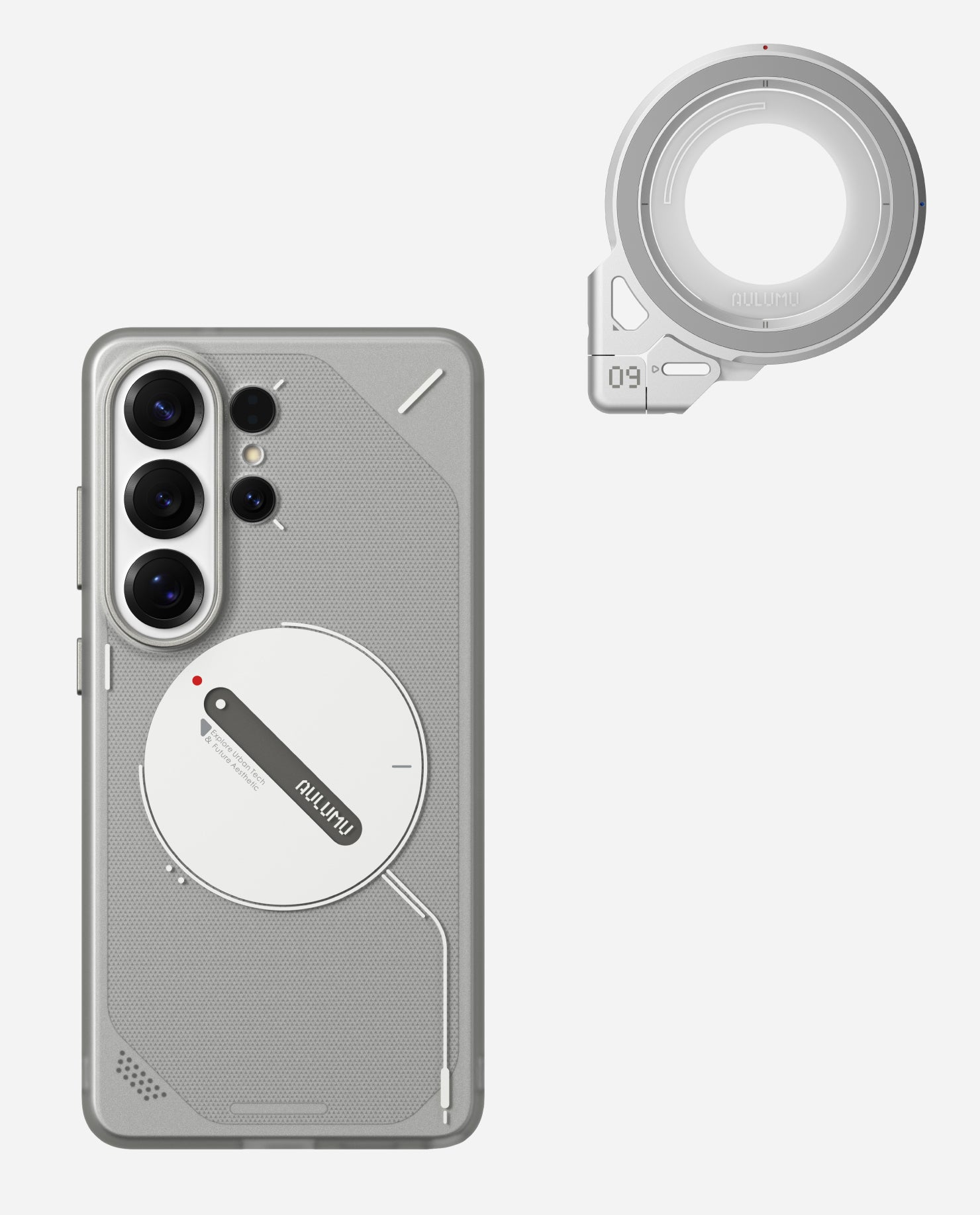 S26U Case for Samsung Galaxy S26 Ultra & G09 Infinite 360° Magnetic Stand
