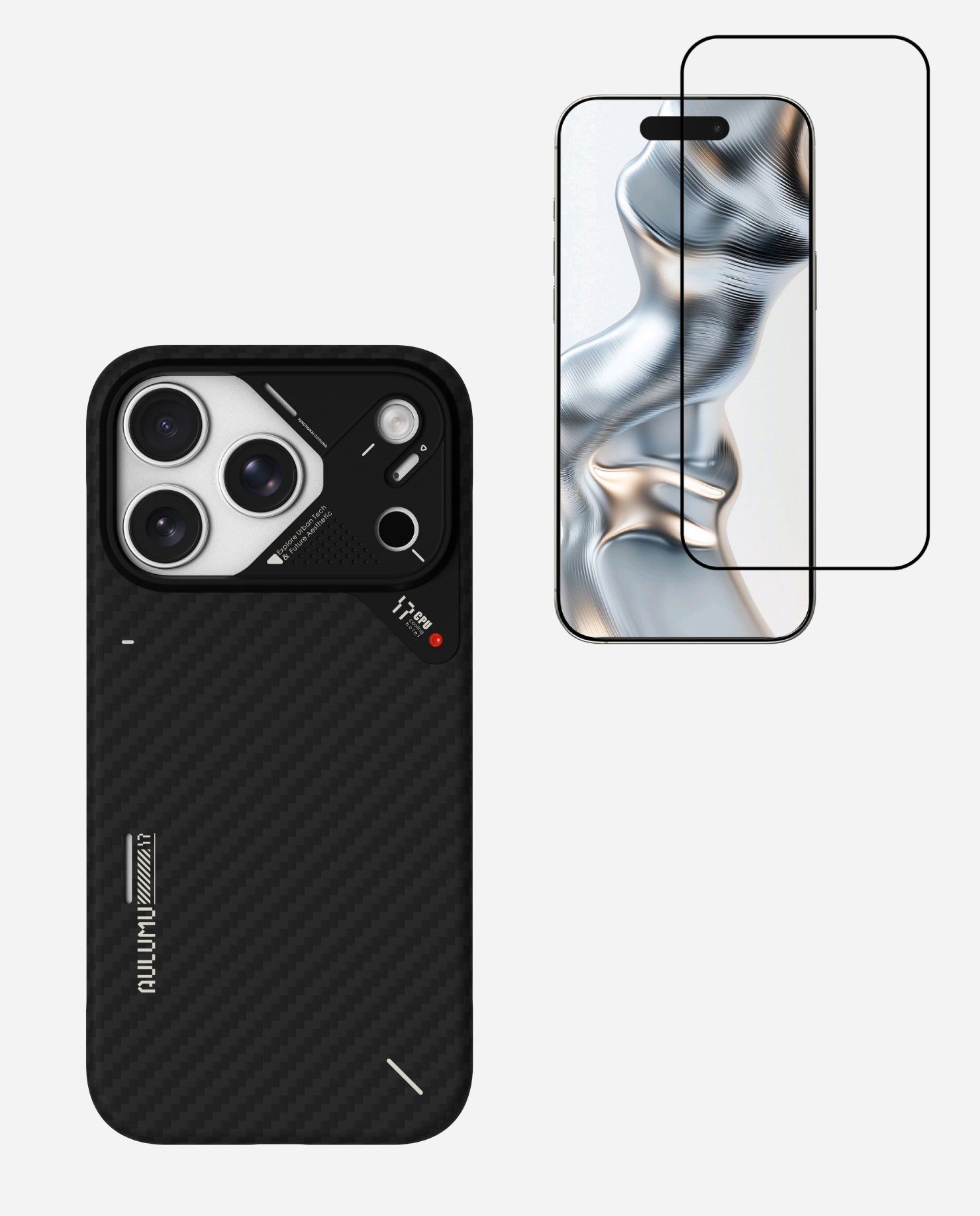 A17 Aramid Fiber Case for iPhone 17 Series & AF01 Crystal Clear Screen Protector