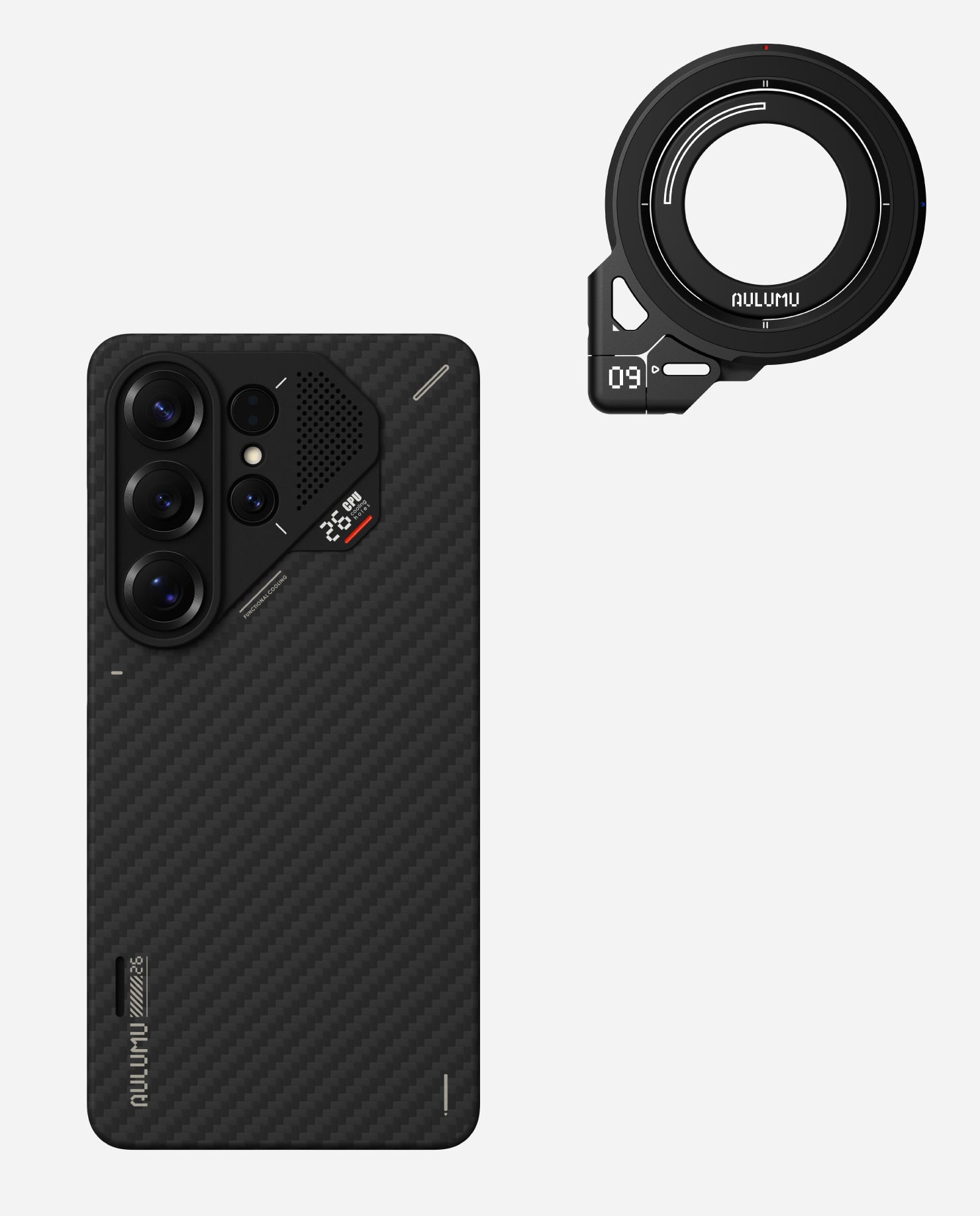 S26U Case for Samsung Galaxy S26 Ultra & G09 Infinite 360° Magnetic Stand