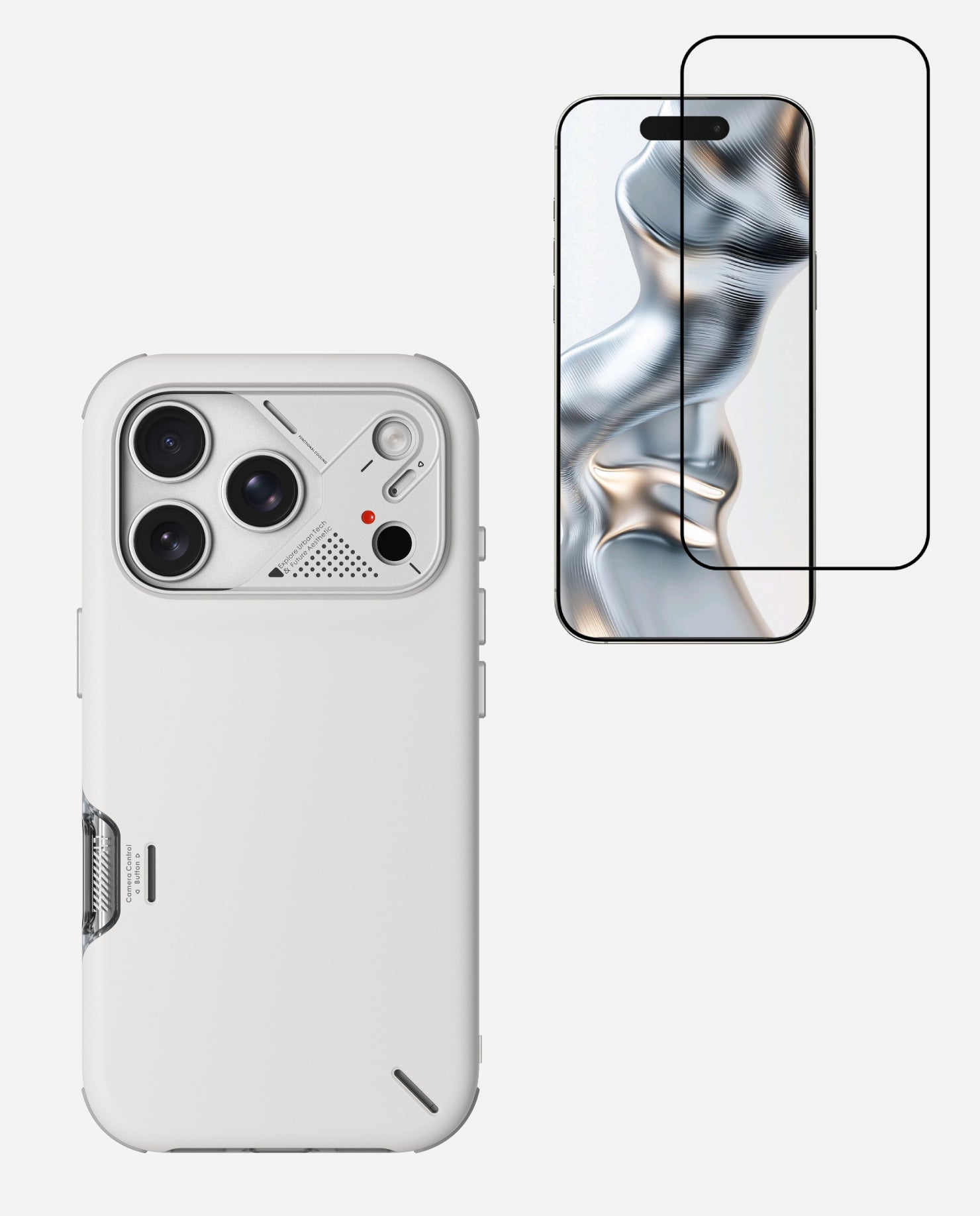 A17 Slim Shockproof Case for iPhone 17 Series & AF01 Crystal Clear Screen Protector