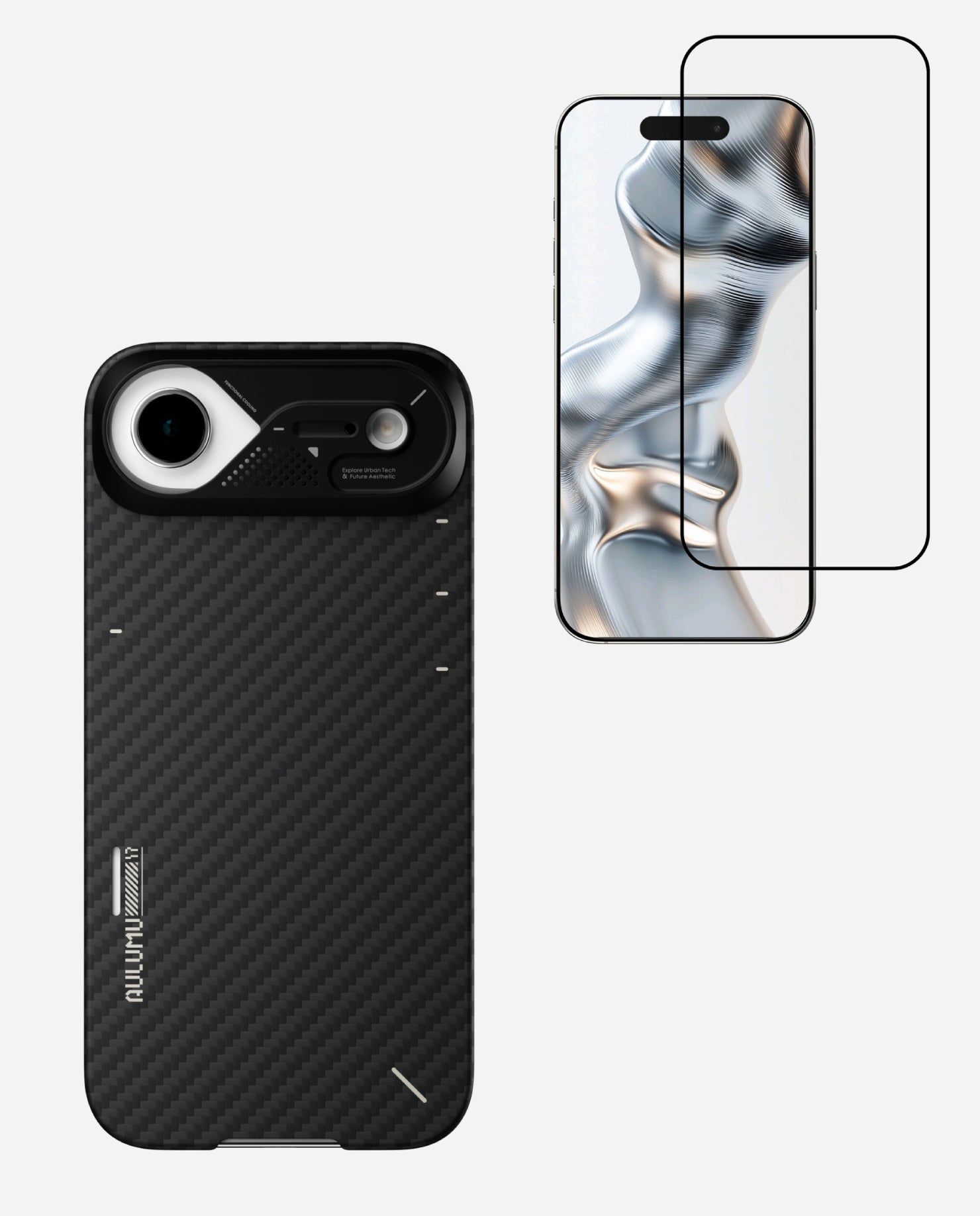 A17 Aramid Fiber Case for iPhone 17 Series & AF01 Crystal Clear Screen Protector