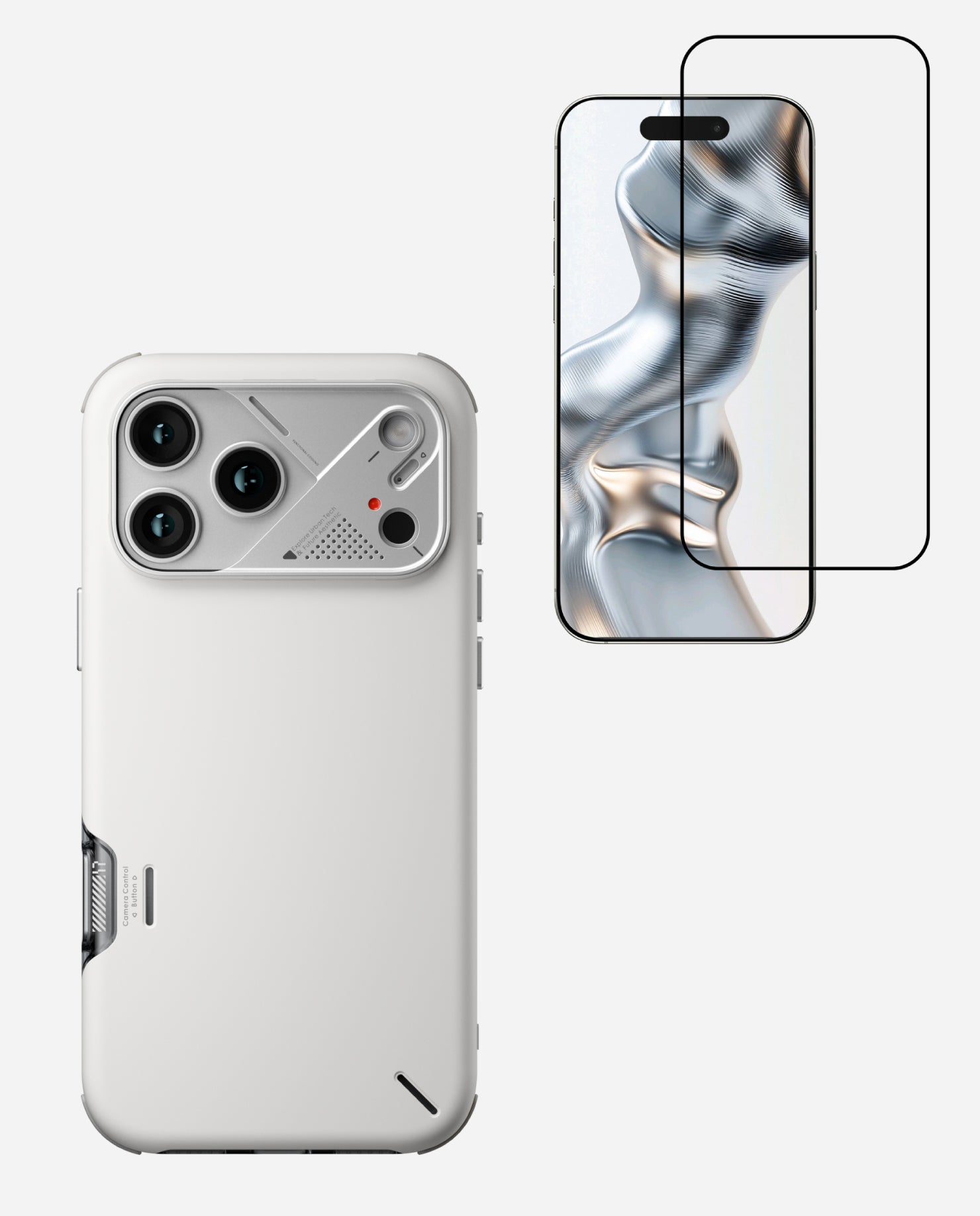 A17 Slim Shockproof Case for iPhone 17 Series & AF01 Crystal Clear Screen Protector