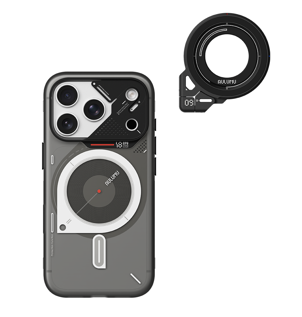 A18 iPhone 18/17 Series Frosted Case & G09 Infinite 360° Magnetic Stand