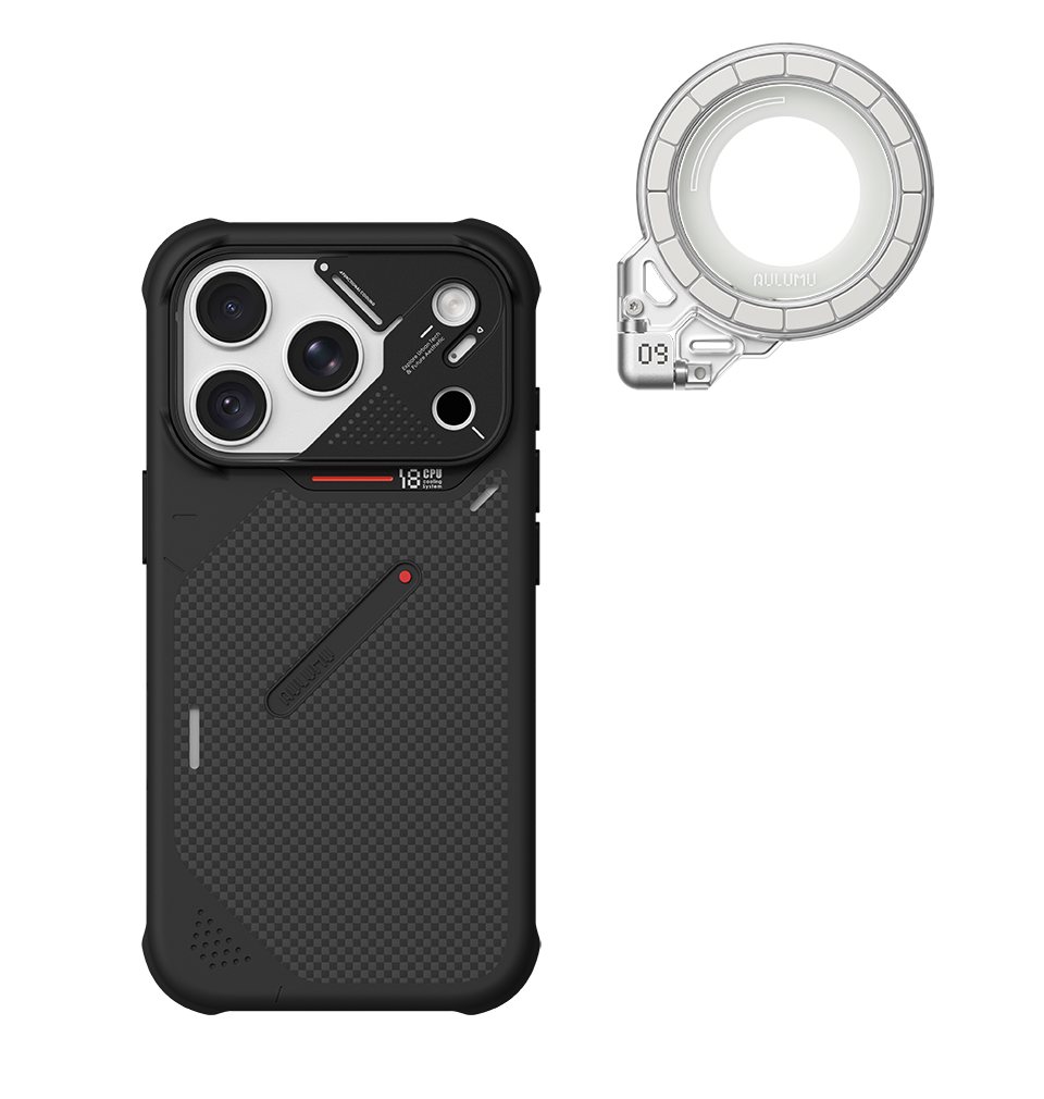 A18 Armor Shockproof Aramid Fiber Case for iPhone 18/17 Series & G09 Ghost Infinite 360° Magnetic Stand