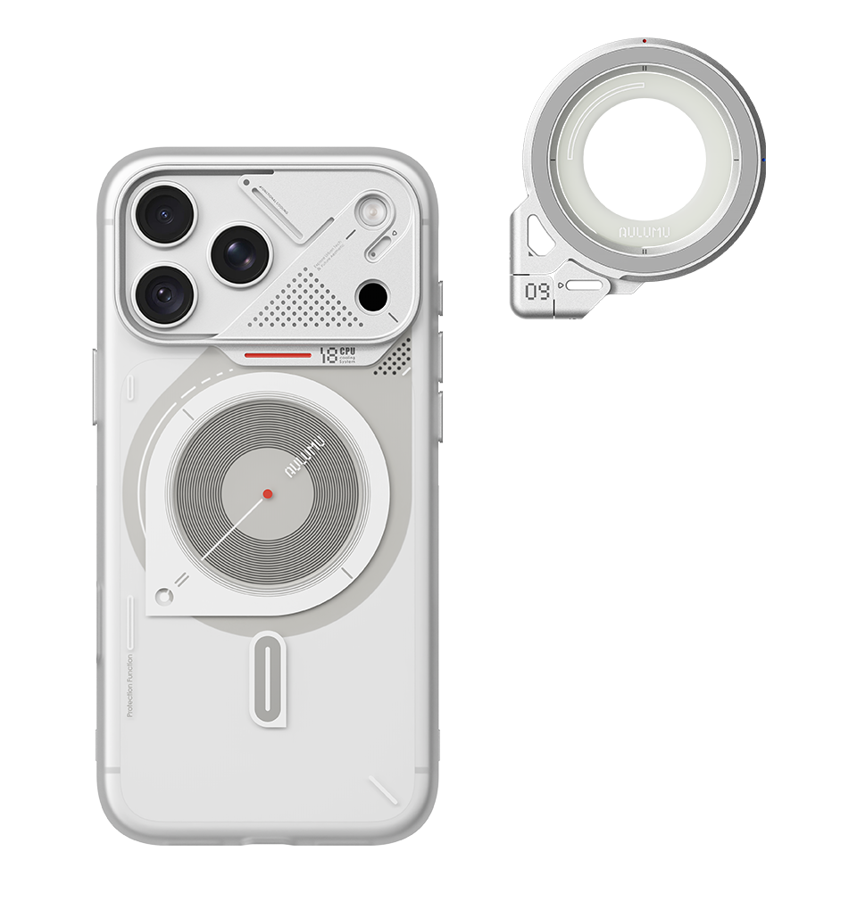 A18 iPhone 18/17 Series Frosted Case & G09 Infinite 360° Magnetic Stand