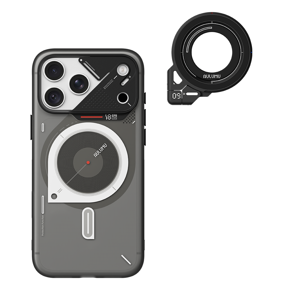 A18 iPhone 18/17 Series Frosted Case & G09 Infinite 360° Magnetic Stand