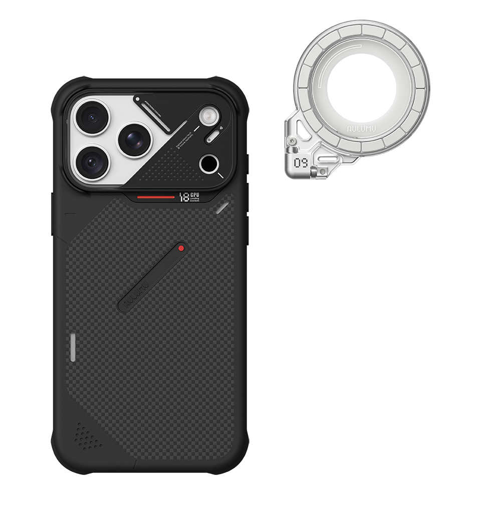 A18 Armor Shockproof Aramid Fiber Case for iPhone 18/17 Series & G09 Ghost Infinite 360° Magnetic Stand